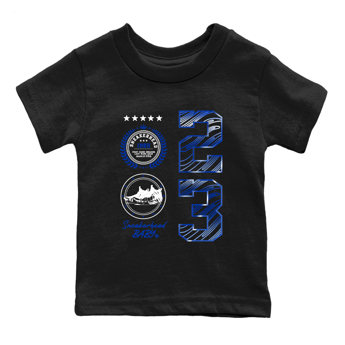 snkmatch Emblem snkmatch Tees Kids - Air Foamposite One Royal