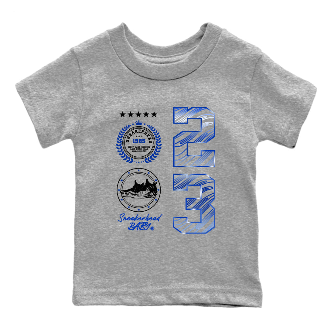snkmatch Emblem snkmatch Tees Kids - Air Foamposite One Royal