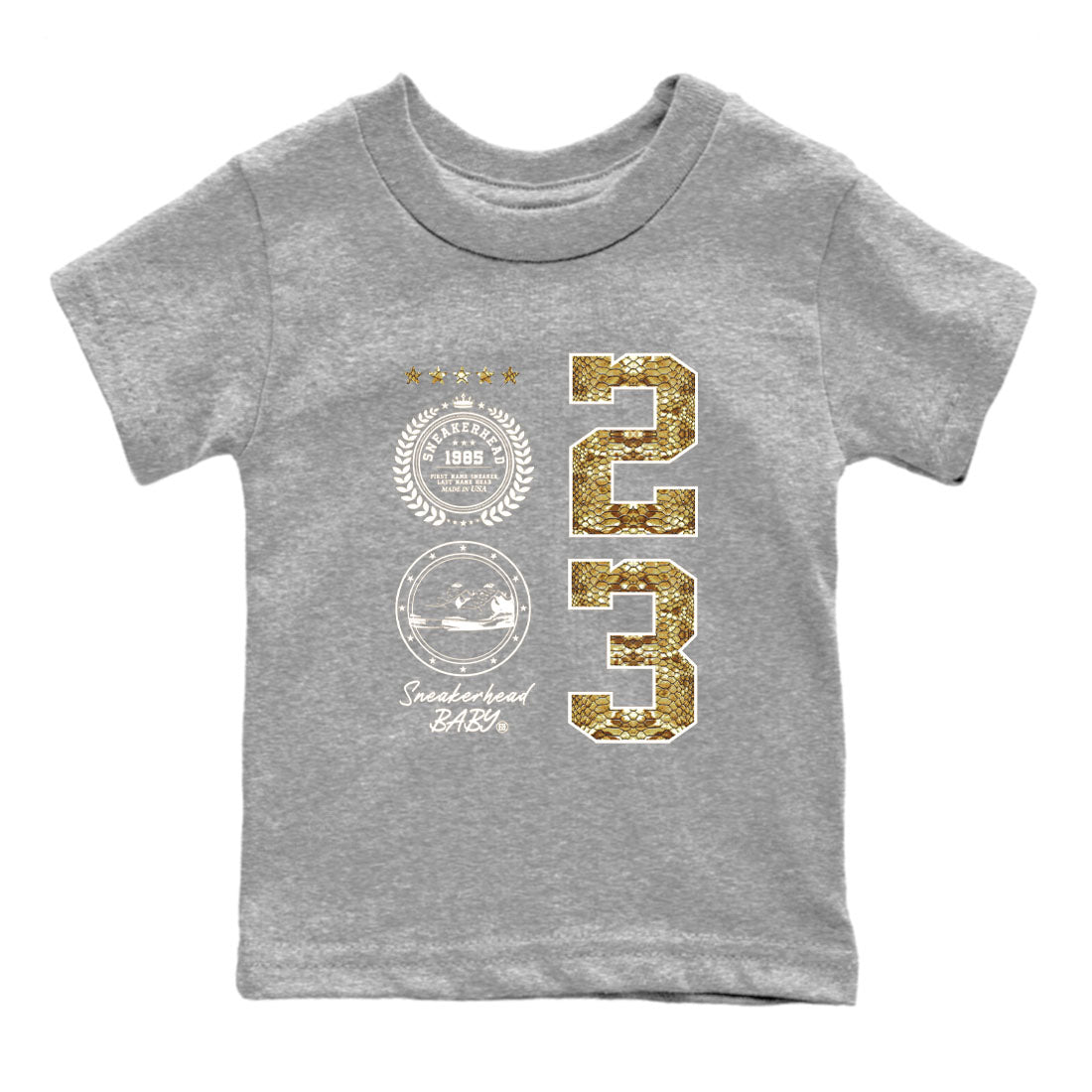 snkmatch Emblem snkmatch Tees Kids - Air Force 1 Ivory Snake