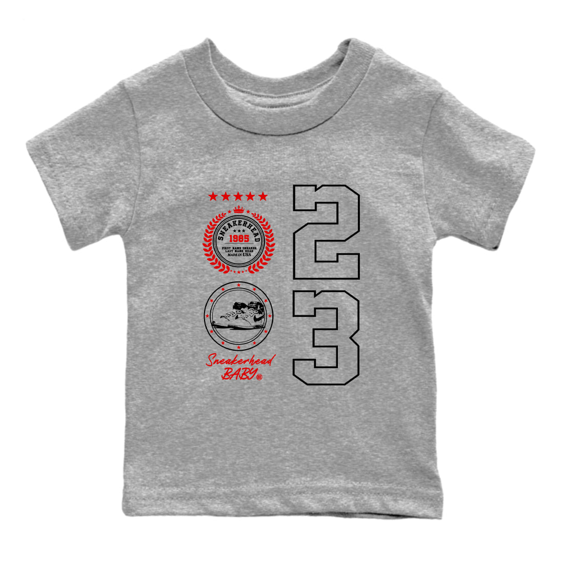 snkmatch Emblem snkmatch Tees Kids - Air Jordan 1 Black Toe Reimagined