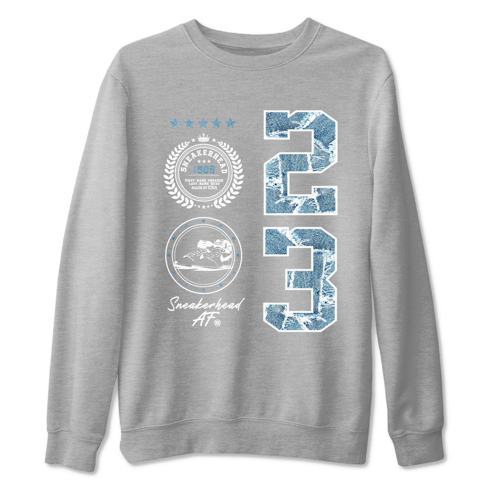 snkmatch Emblem snkmatch Tees - Air Jordan 1 Denim 2024
