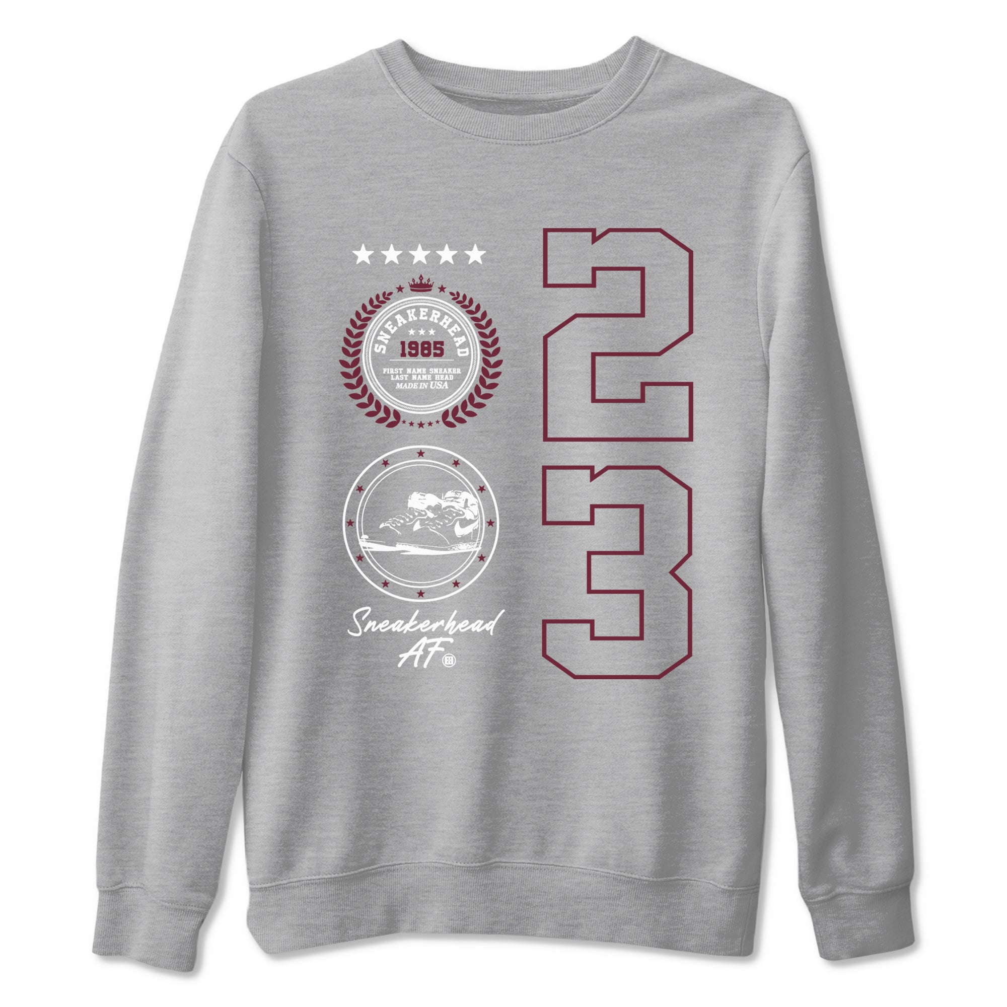snkmatch Emblem snkmatch Tees - Air Jordan 1 Metallic Burgundy