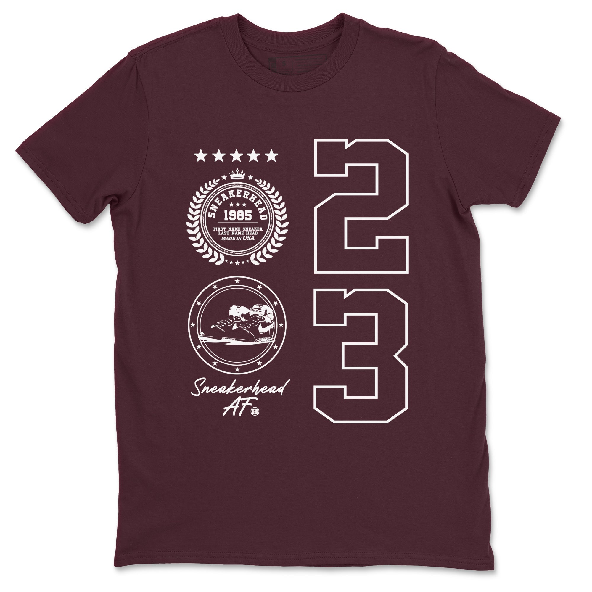 snkmatch Emblem snkmatch Tees - Air Jordan 1 Metallic Burgundy