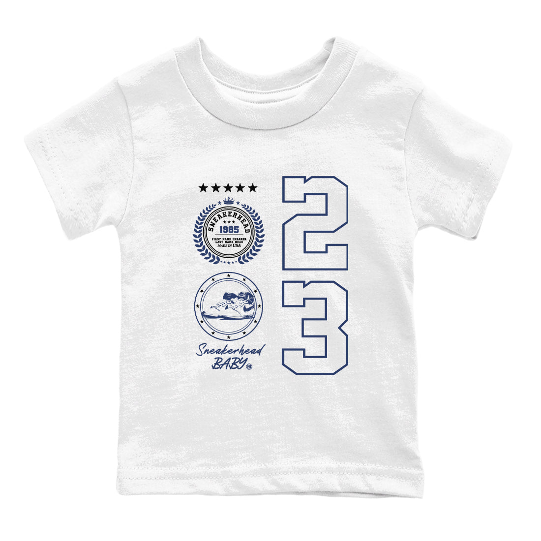 snkmatch Emblem snkmatch Tees Kids - Air Jordan 1 Midnight Navy
