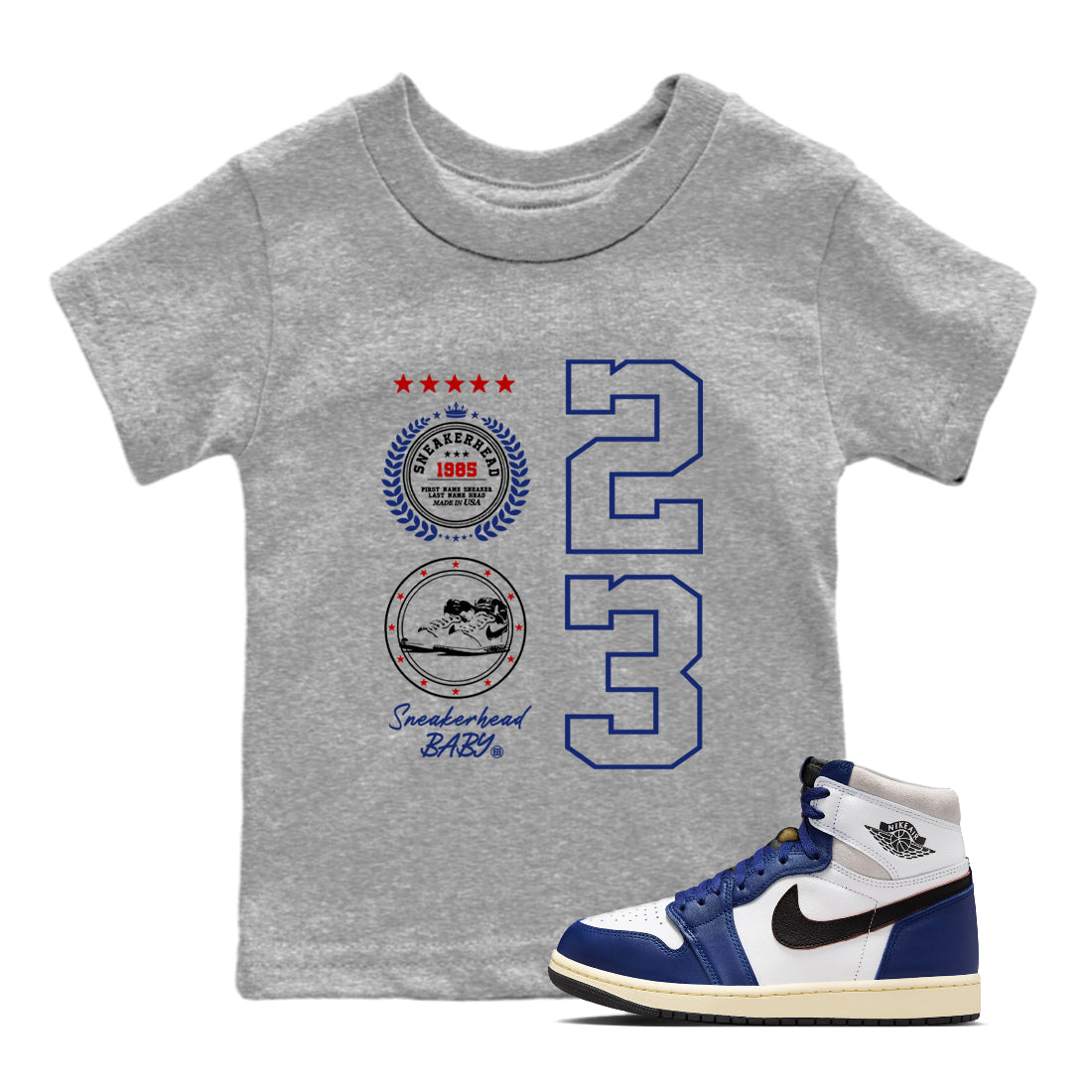 snkmatch Emblem snkmatch Tees Kids - Air Jordan 1 Rare Air