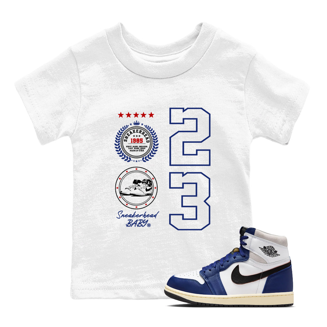 snkmatch Emblem snkmatch Tees Kids - Air Jordan 1 Rare Air