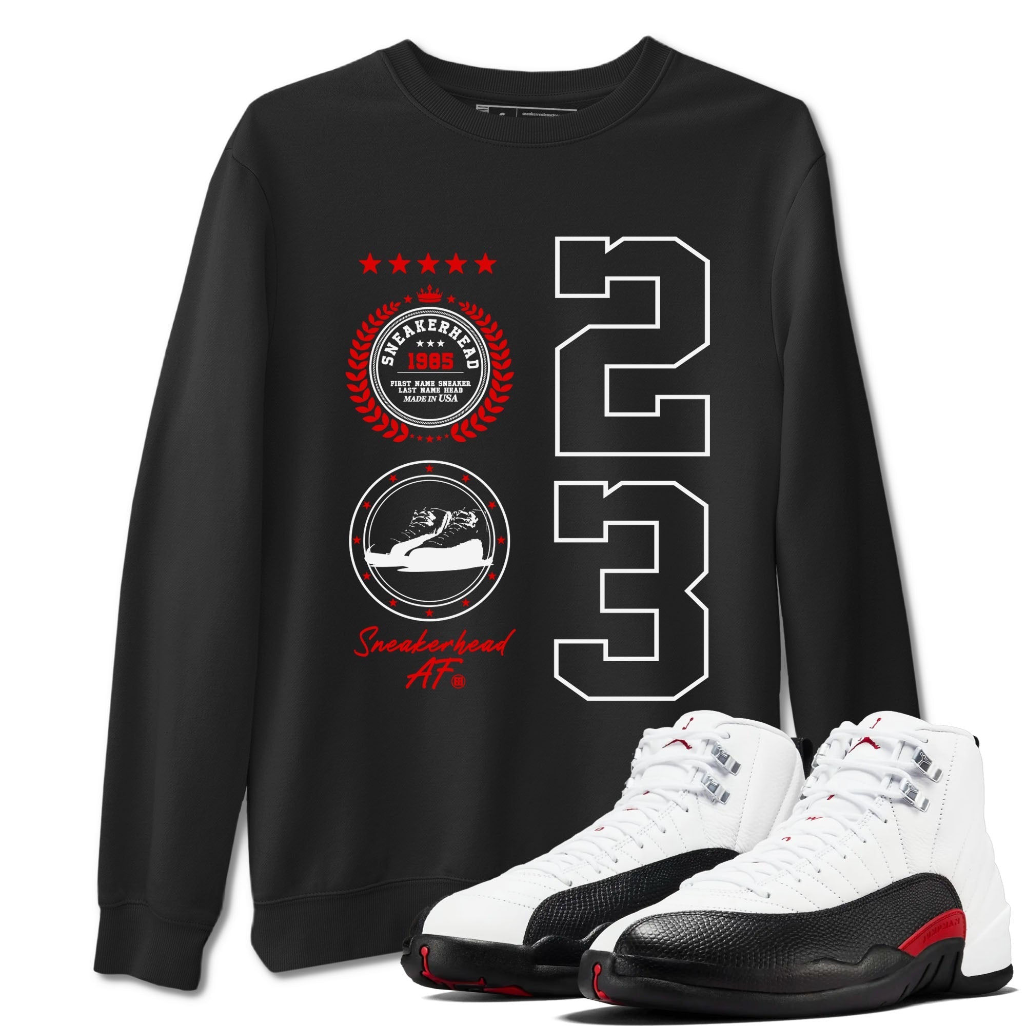 snkmatch Emblem snkmatch Tees - Air Jordan 12 Taxi Flip