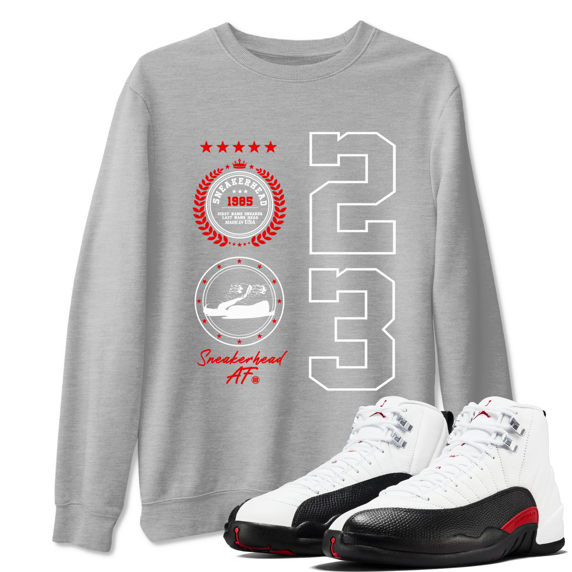 snkmatch Emblem snkmatch Tees - Air Jordan 12 Taxi Flip