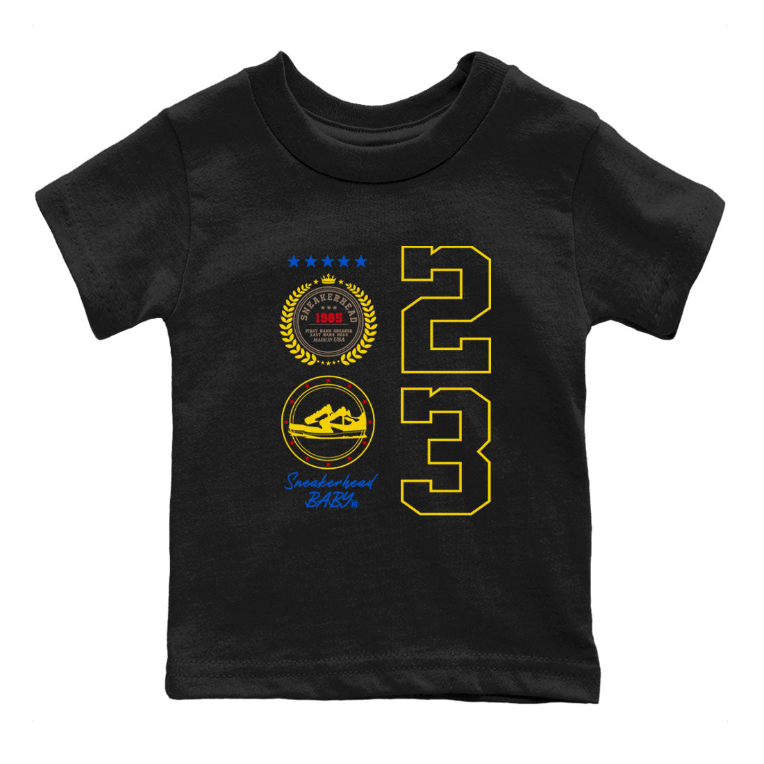 snkmatch Emblem snkmatch Tees Kids - Air Jordan 1 Travis Scott Canary