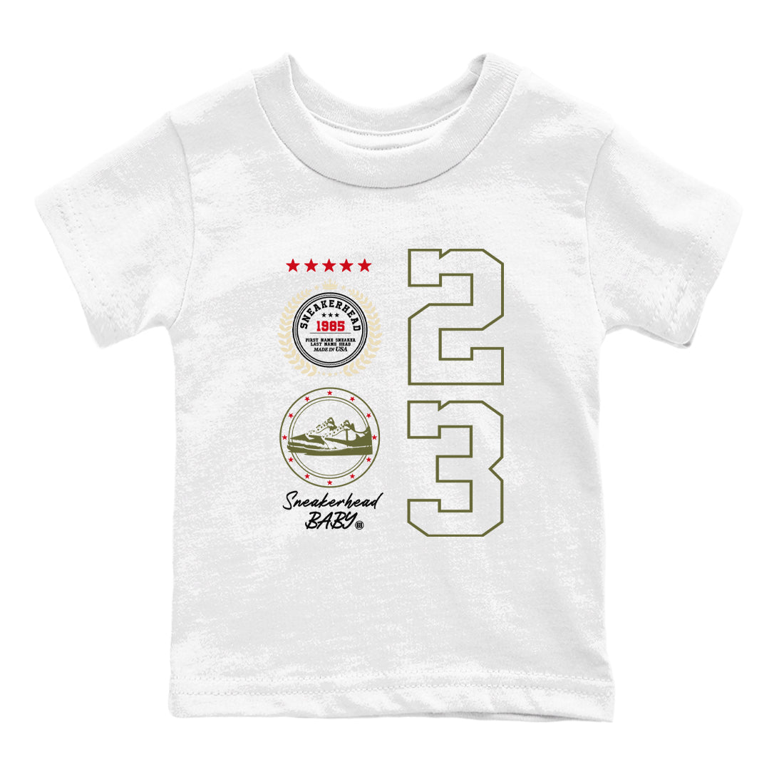 snkmatch Emblem snkmatch Tees Kids - Air Jordan 1 Travis Scott Medium Olive