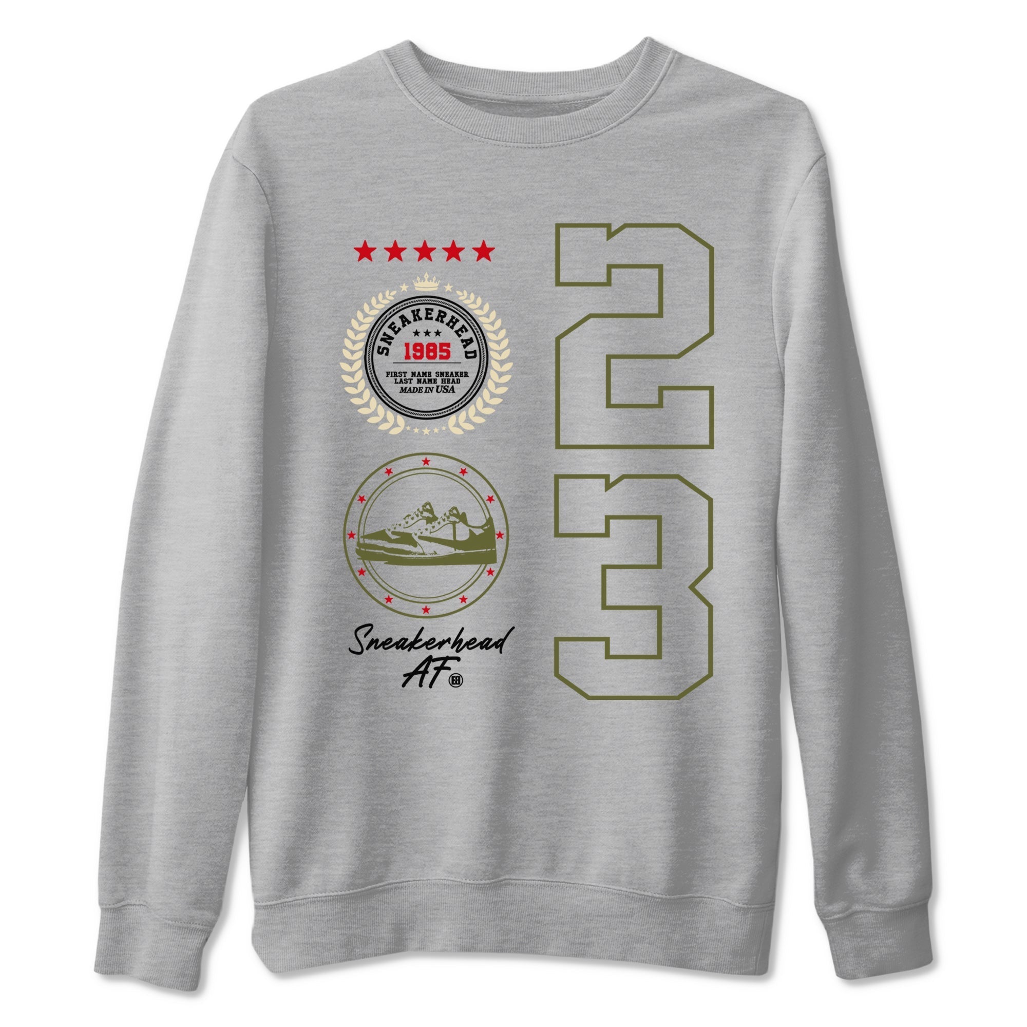 snkmatch Emblem snkmatch Tees - Air Jordan 1 Travis Scott Medium Olive