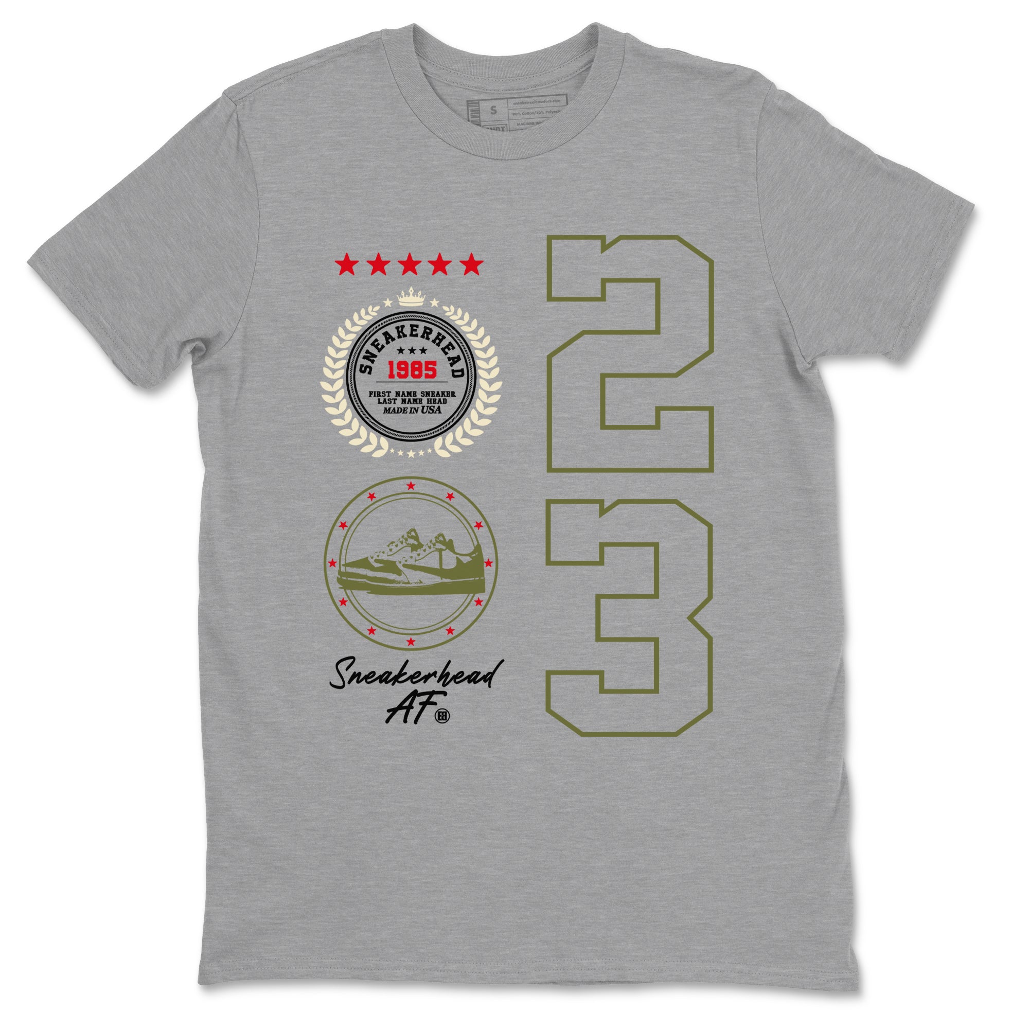 snkmatch Emblem snkmatch Tees - Air Jordan 1 Travis Scott Medium Olive