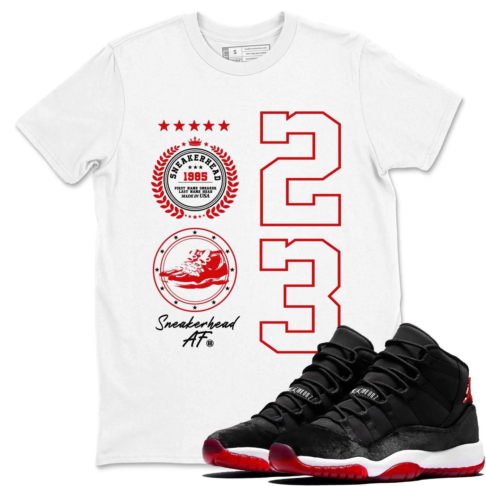 snkmatch Emblem snkmatch Tees - Air Jordan 11 Bred Velvet