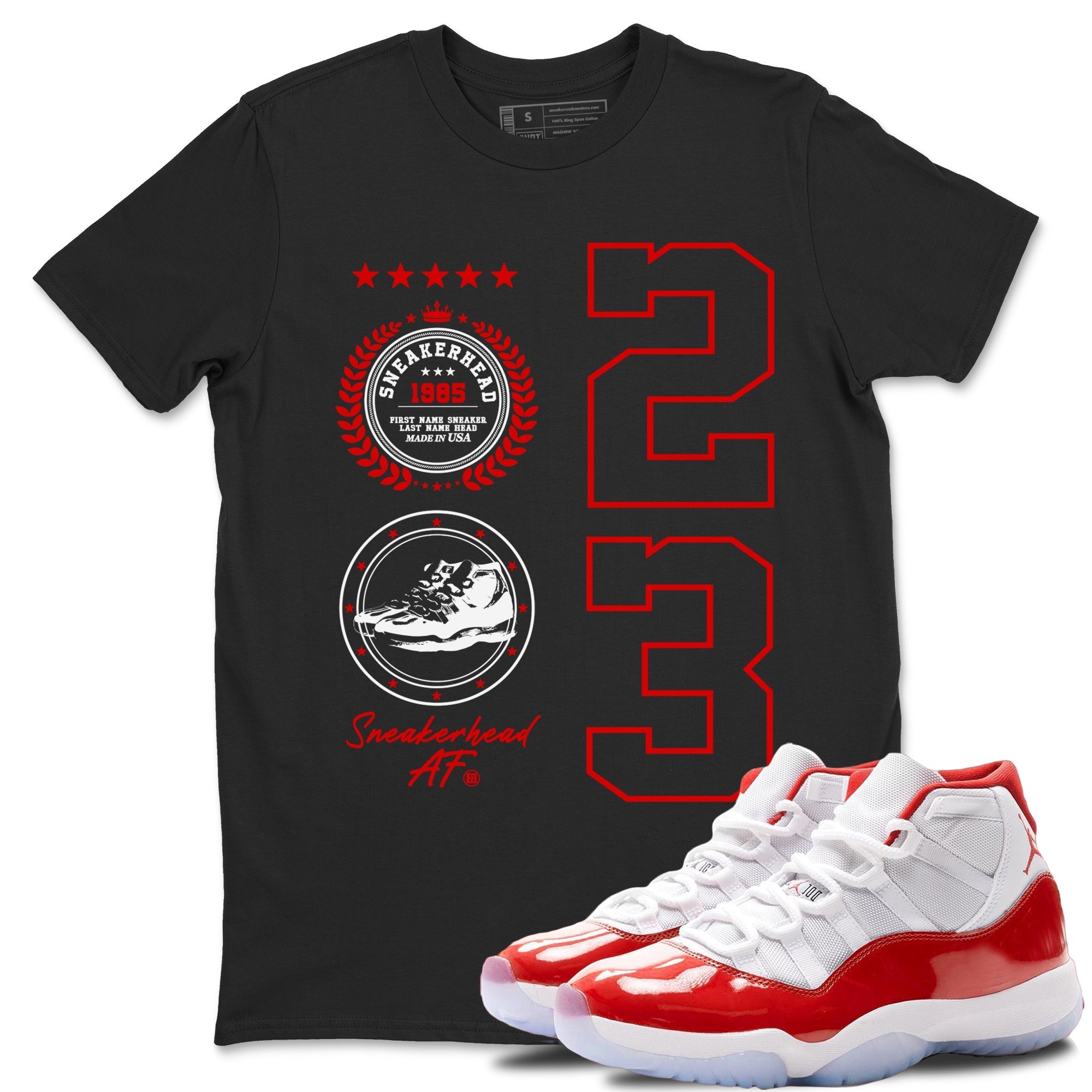 snkmatch Emblem snkmatch Tees - Air Jordan 11 Cherry