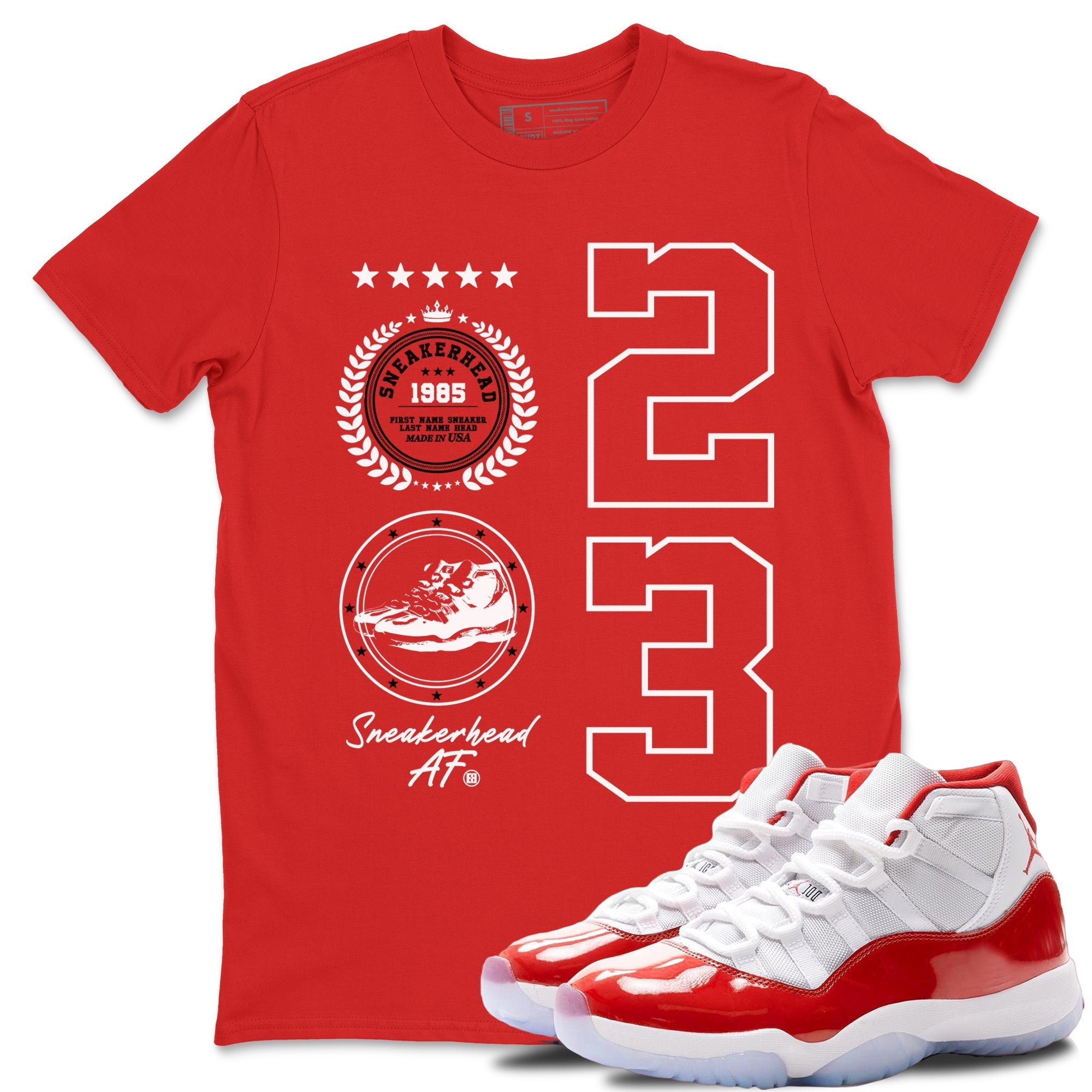 snkmatch Emblem snkmatch Tees - Air Jordan 11 Cherry