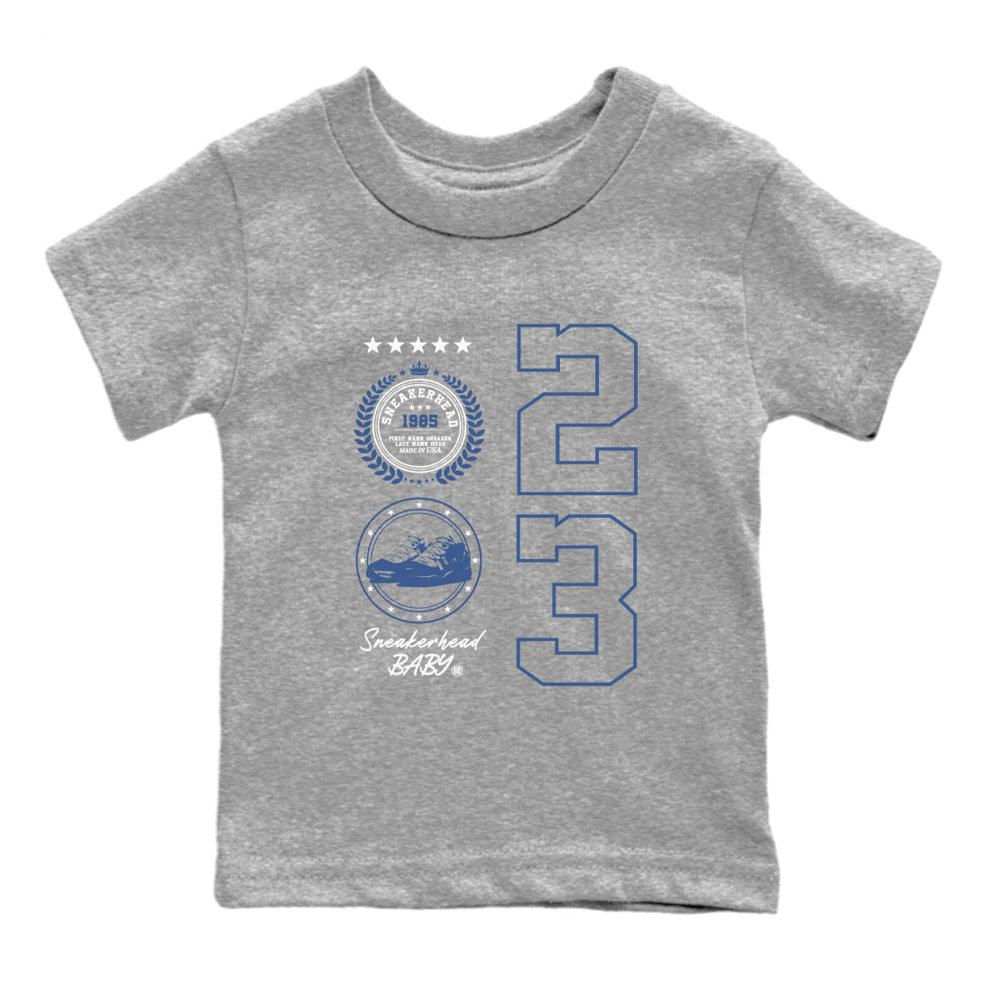 snkmatch Emblem snkmatch Tees Kids - Air Jordan 11 Diffused Blue