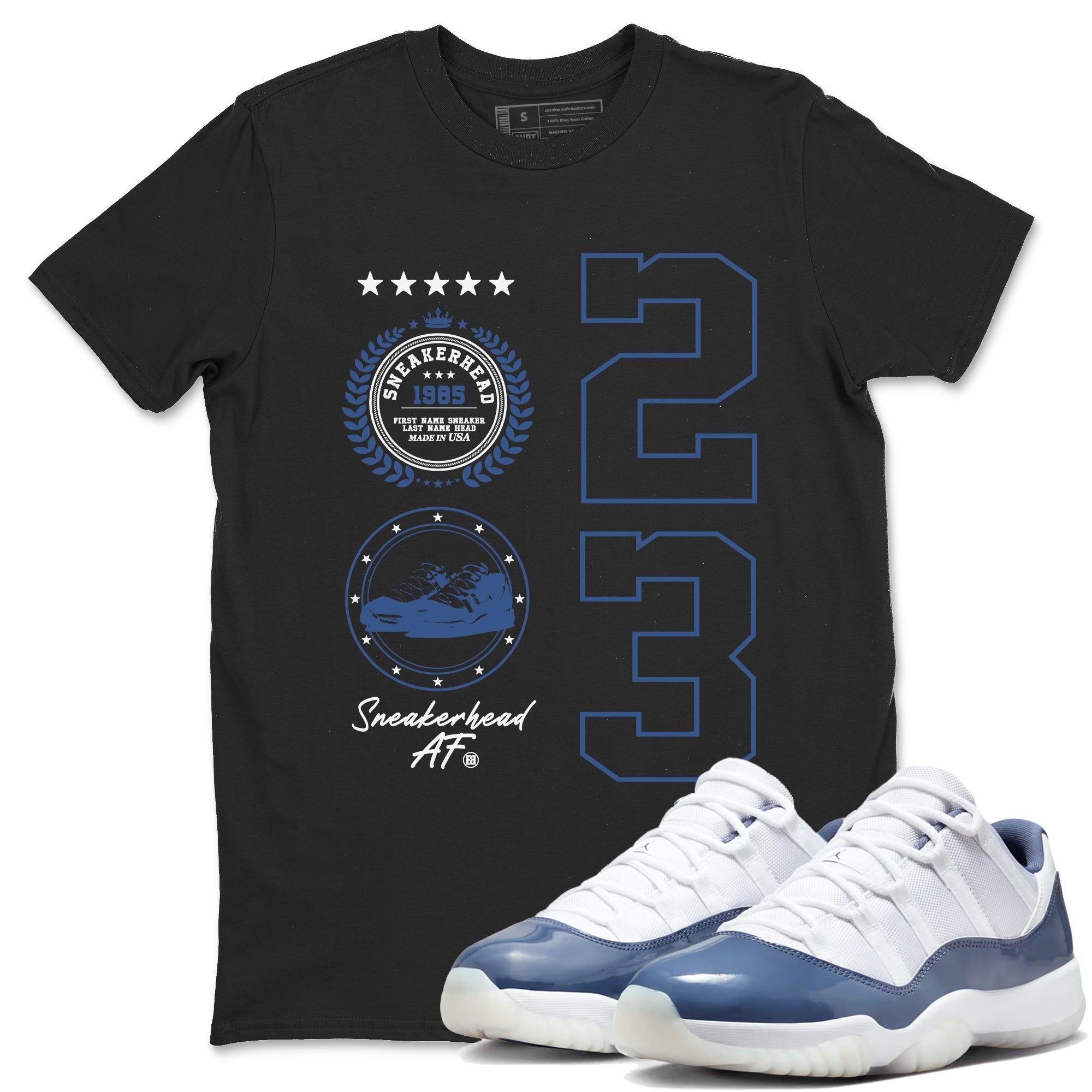 snkmatch Emblem snkmatch Tees - Air Jordan 11 Diffused Blue