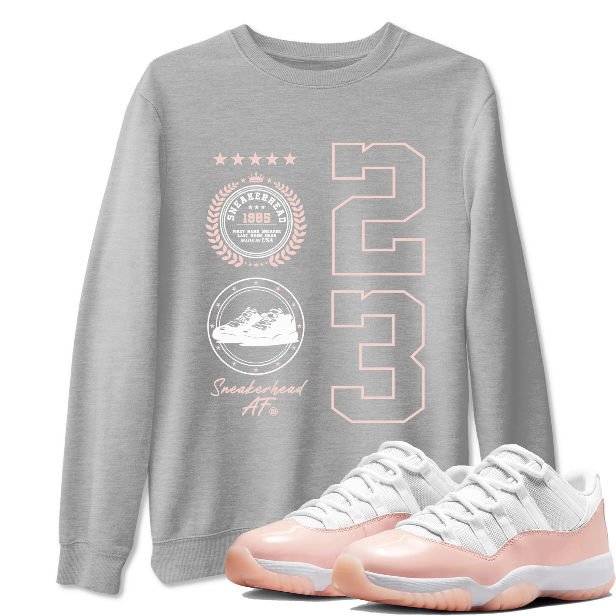 snkmatch Emblem snkmatch Tees - Air Jordan 11 Legend Pink