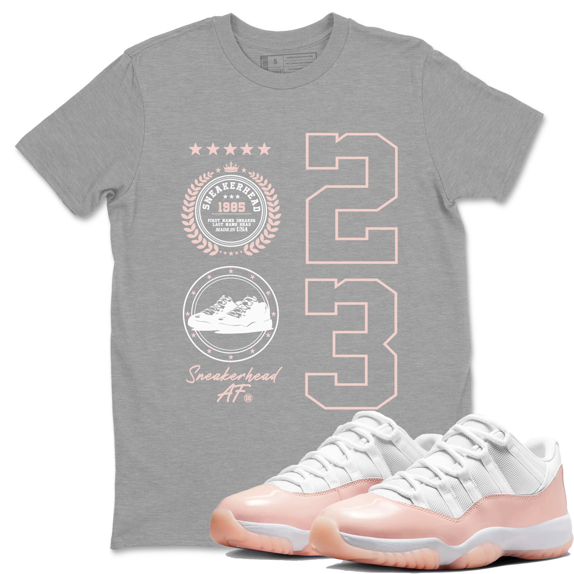 snkmatch Emblem snkmatch Tees - Air Jordan 11 Legend Pink
