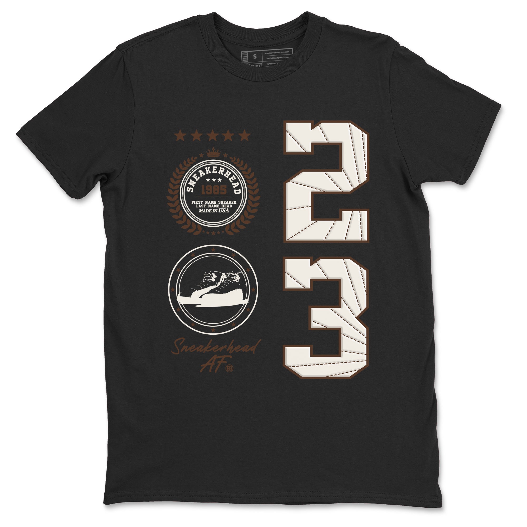 snkmatch Emblem snkmatch Tees - Air Jordan 12 Baroque Brown