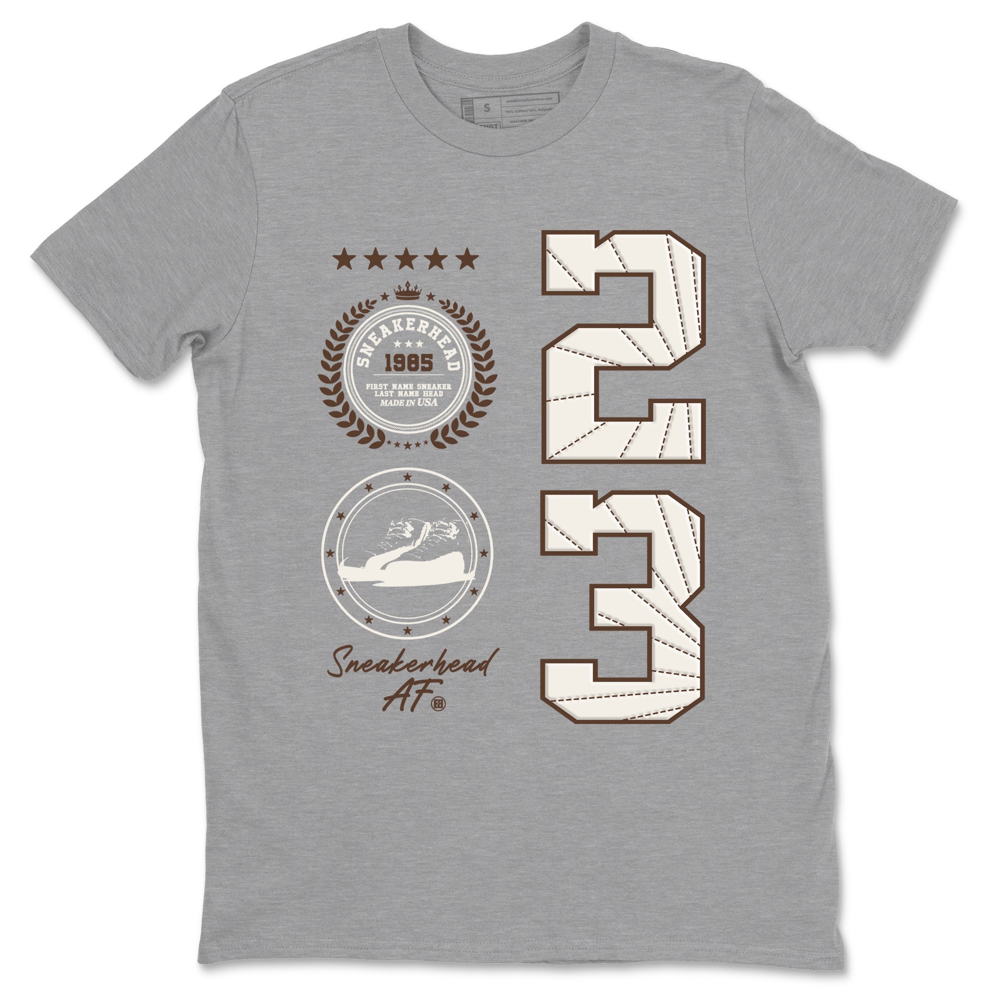 snkmatch Emblem snkmatch Tees - Air Jordan 12 Baroque Brown