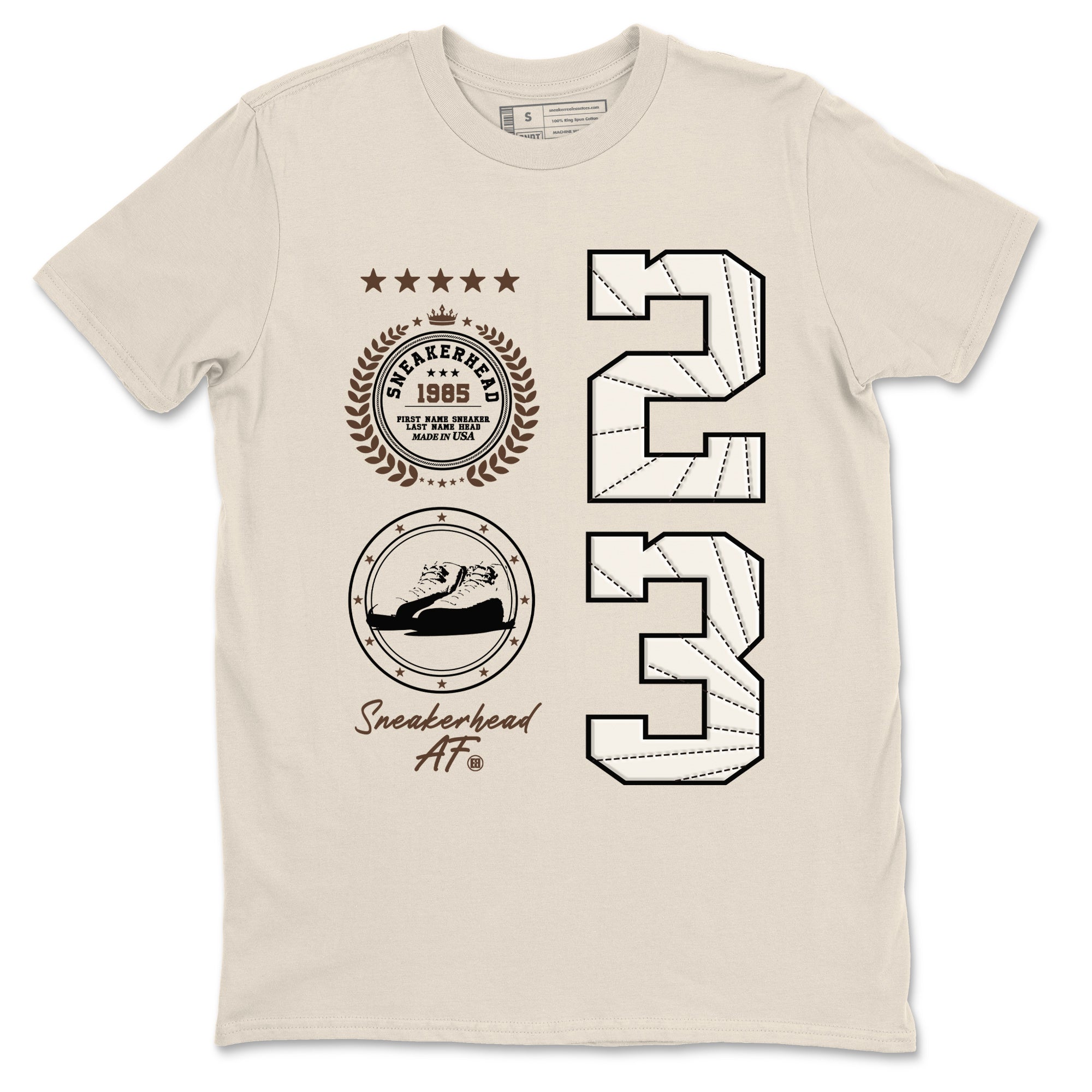 snkmatch Emblem snkmatch Tees - Air Jordan 12 Baroque Brown