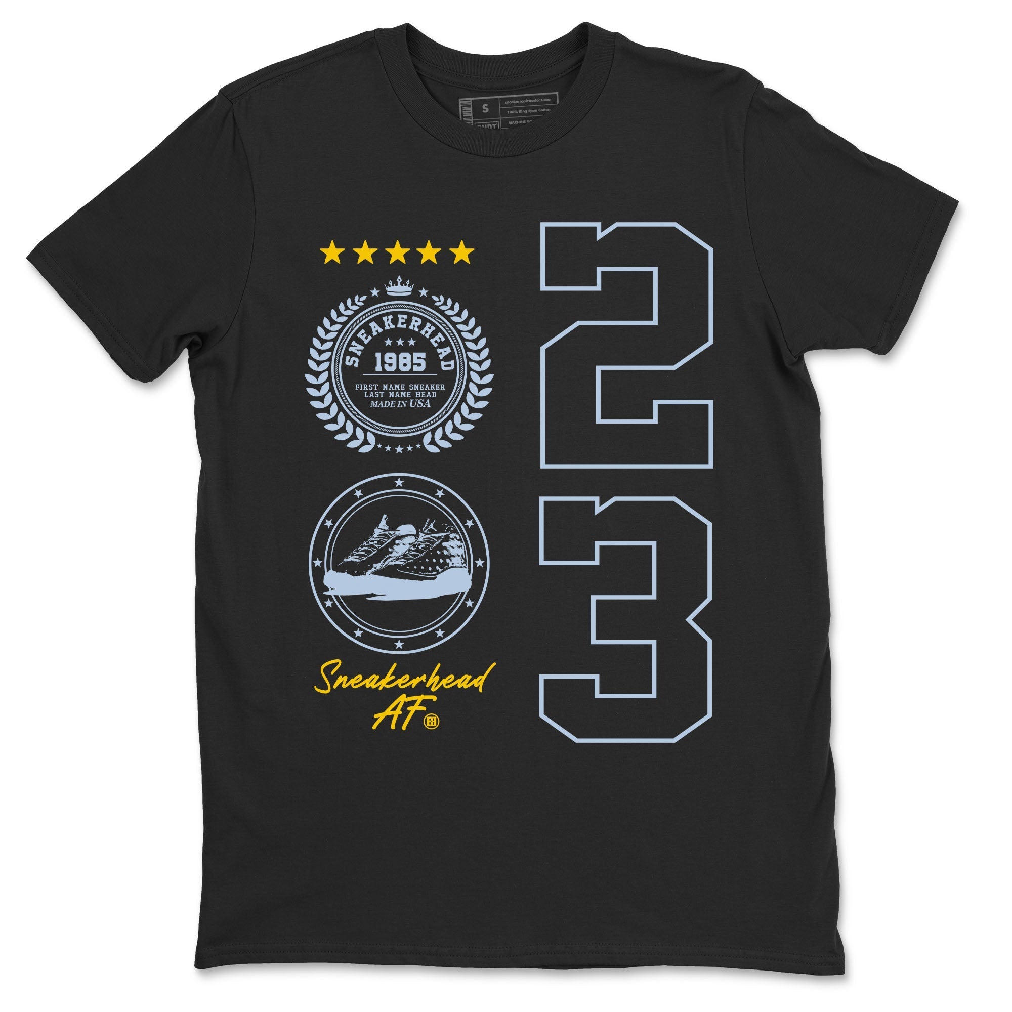 snkmatch Emblem snkmatch Tees - Air Jordan 13 Blue Grey