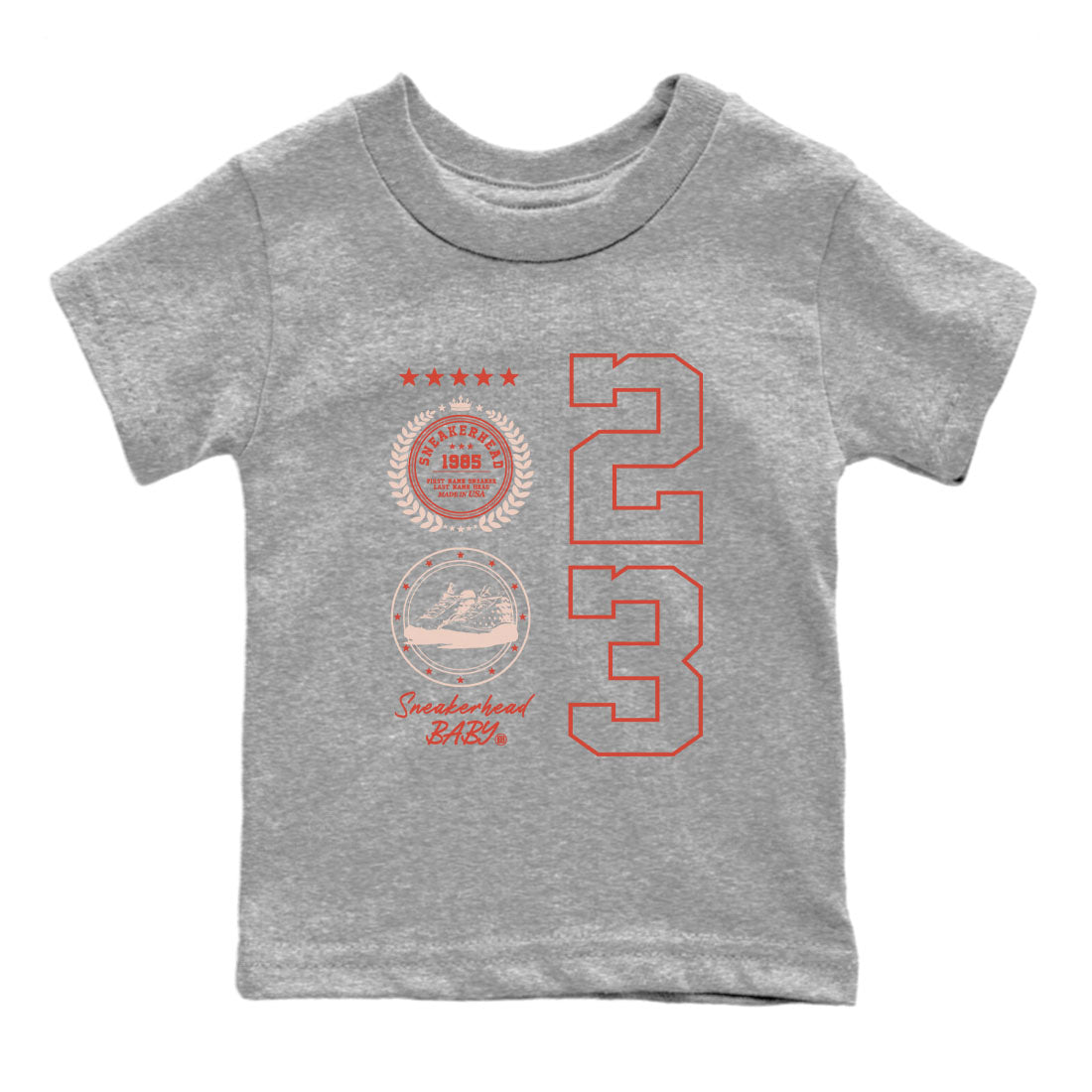 snkmatch Emblem snkmatch Tees Kids - Air Jordan 13 Dune Red