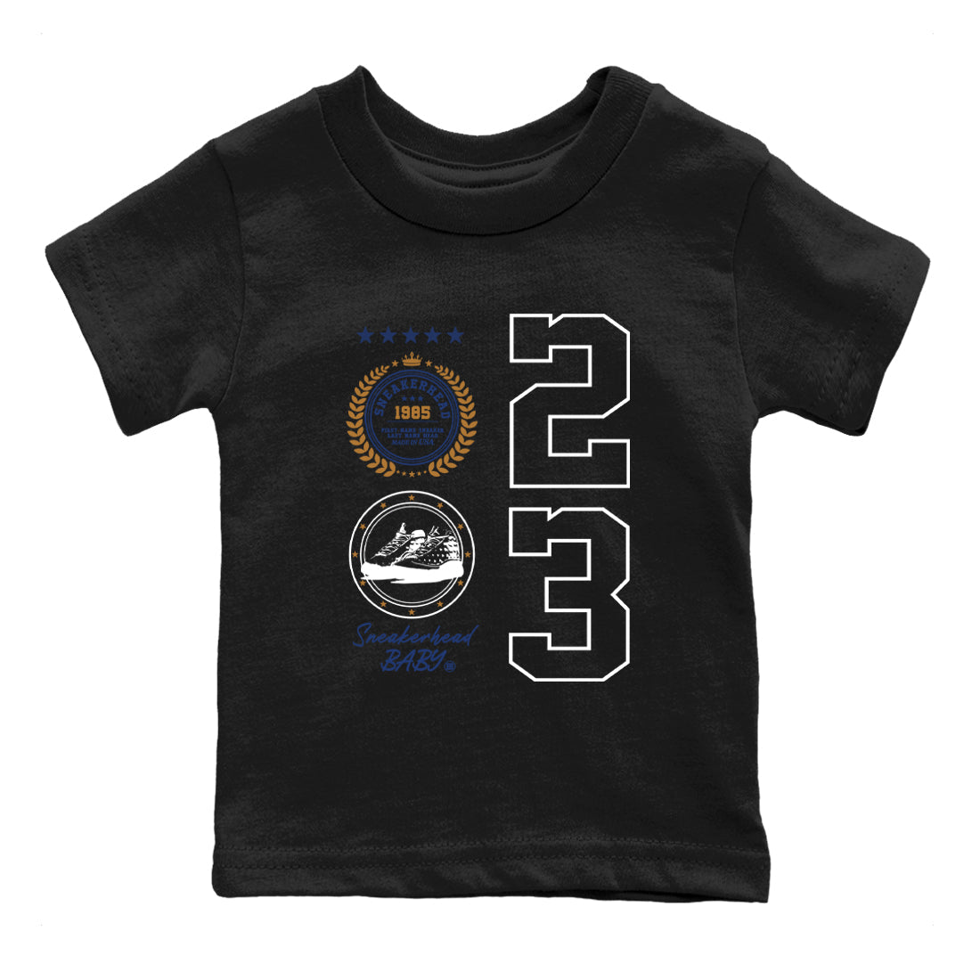 snkmatch Emblem snkmatch Tees Kids - Air Jordan 13 Midnight Navy