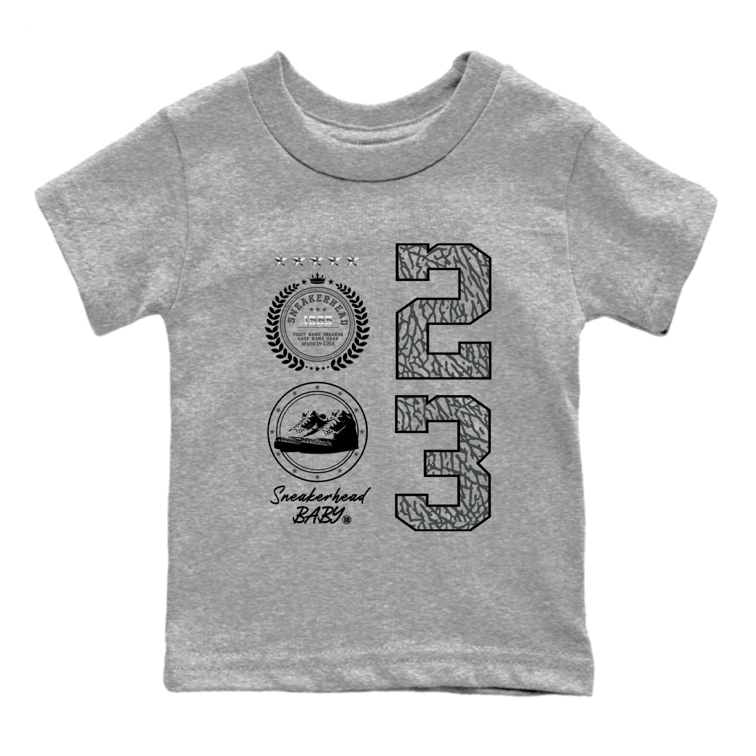 snkmatch Emblem snkmatch Tees Kids - Air Jordan 3 Black Cat