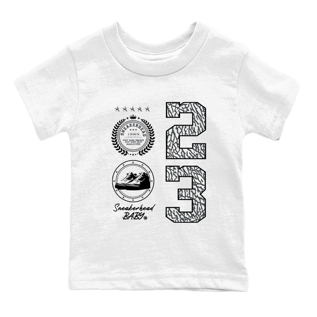 snkmatch Emblem snkmatch Tees Kids - Air Jordan 3 Black Cat
