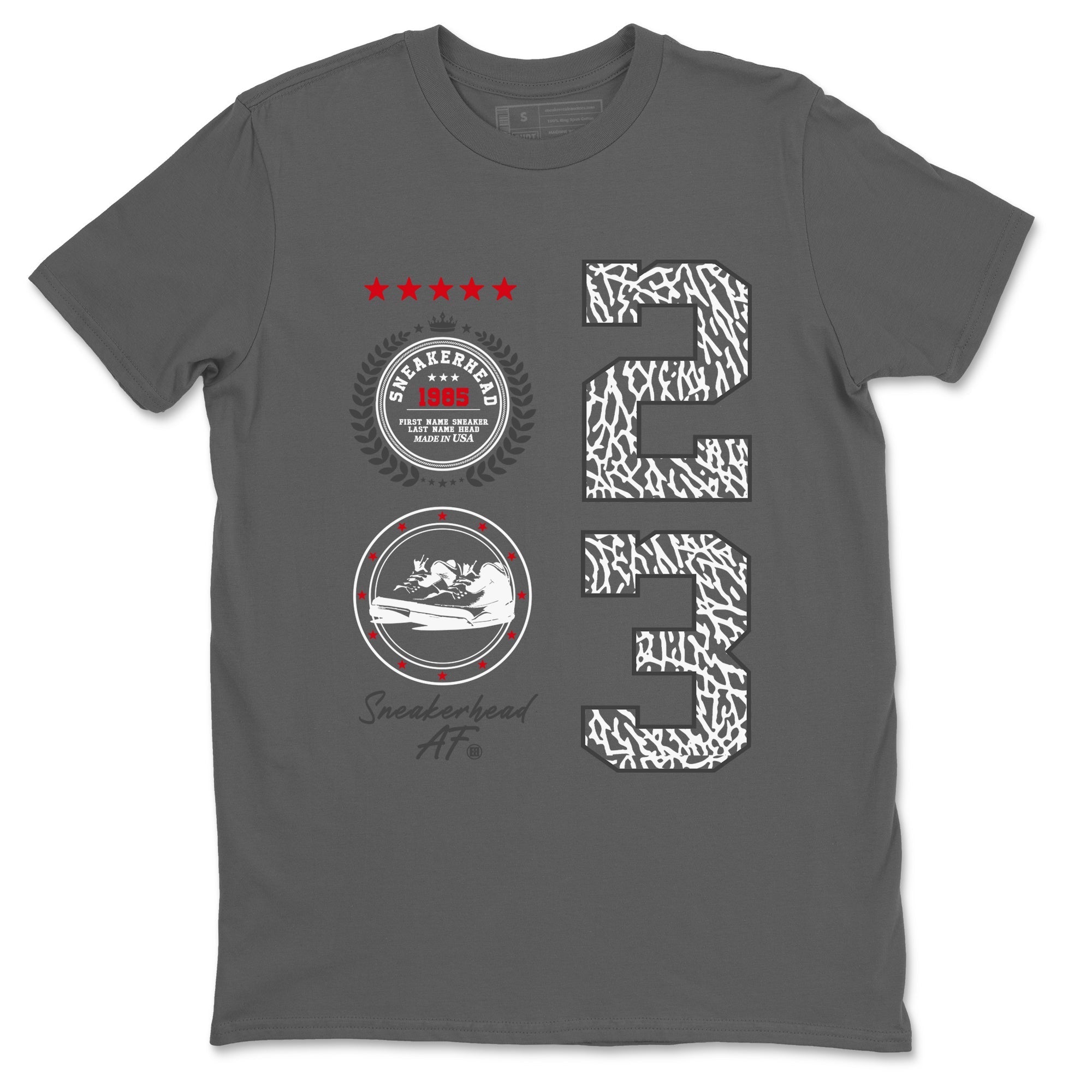 snkmatch Emblem snkmatch Tees - Air Jordan 3 Cement Grey