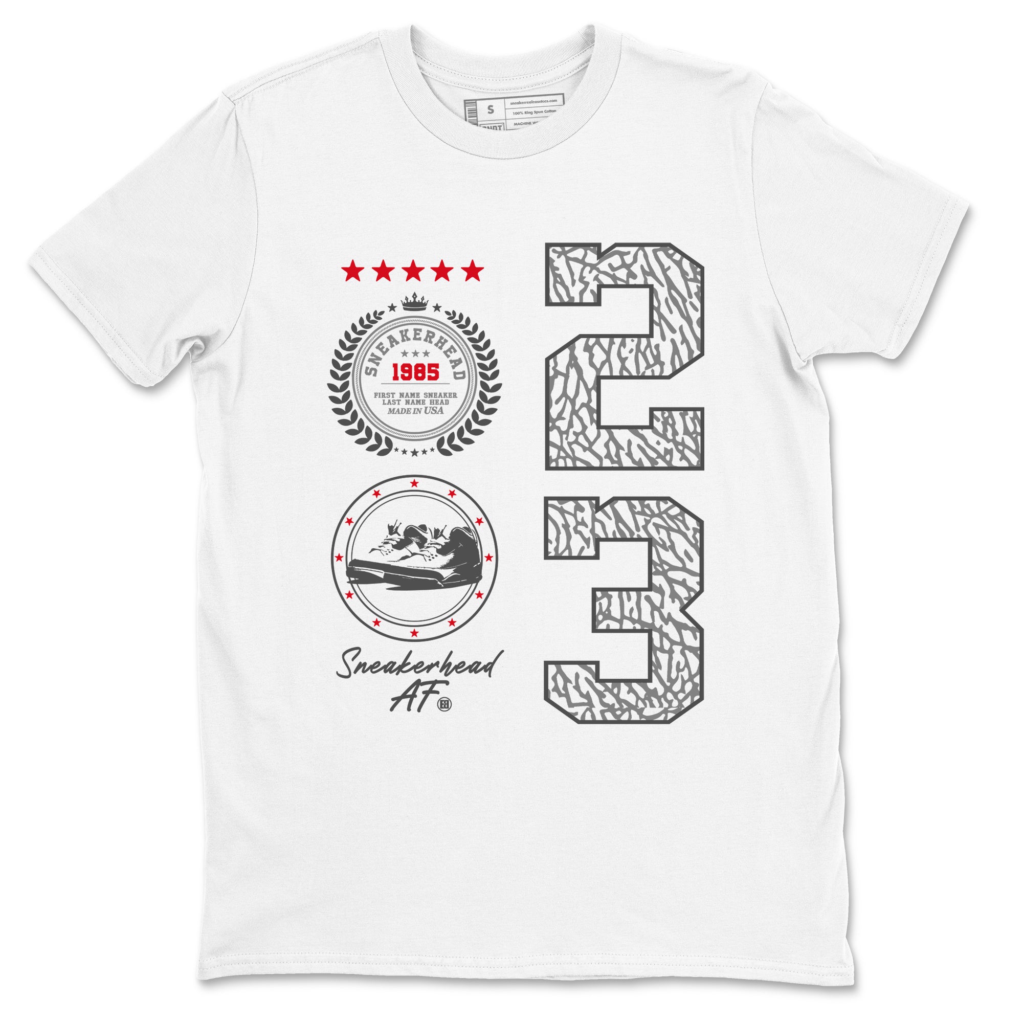 snkmatch Emblem snkmatch Tees - Air Jordan 3 Cement Grey