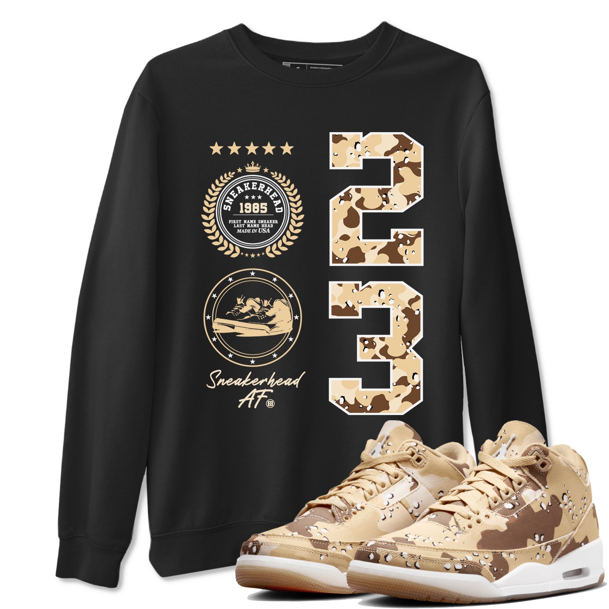 snkmatch Emblem snkmatch Tees - Air Jordan 3 Desert Camo