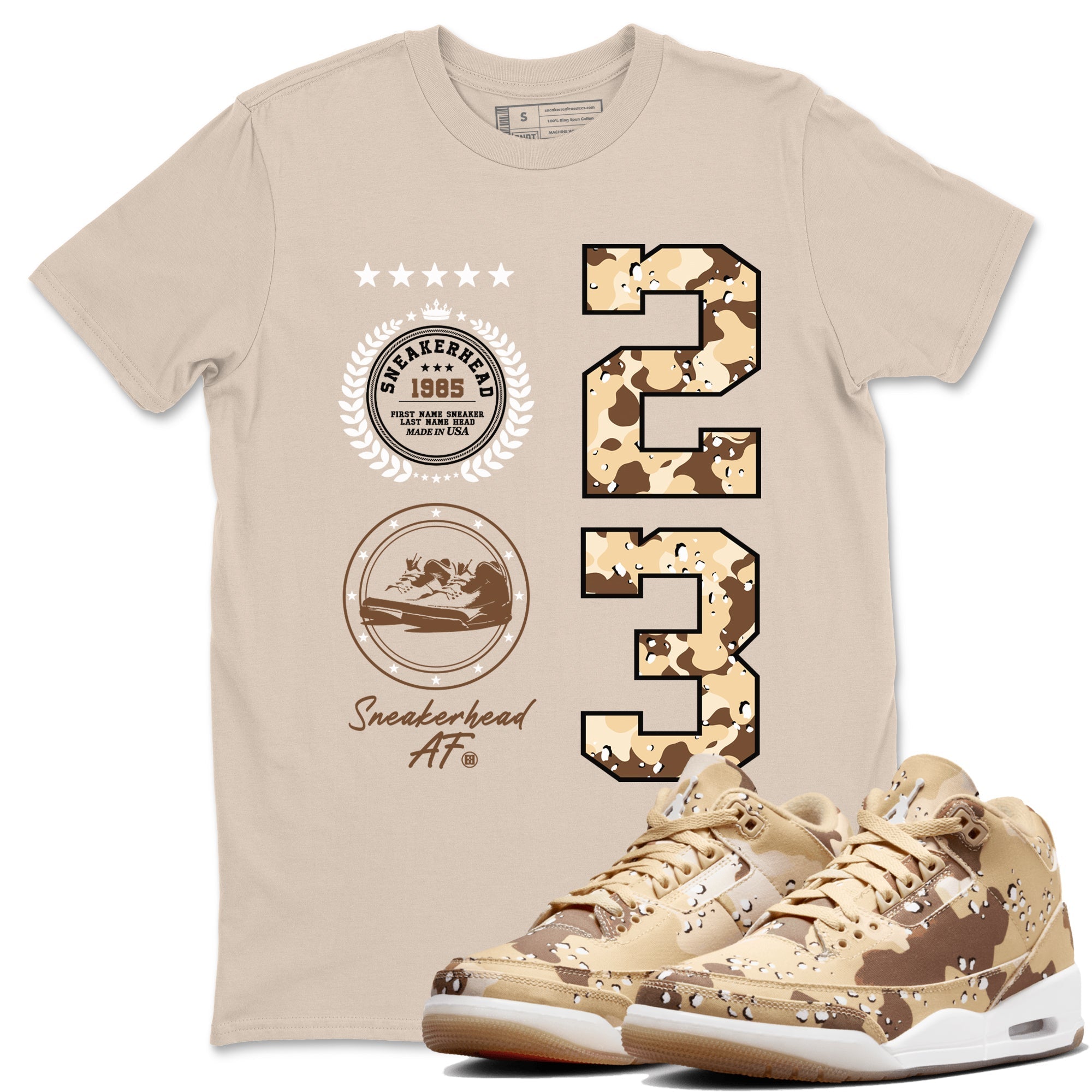 snkmatch Emblem snkmatch Tees - Air Jordan 3 Desert Camo