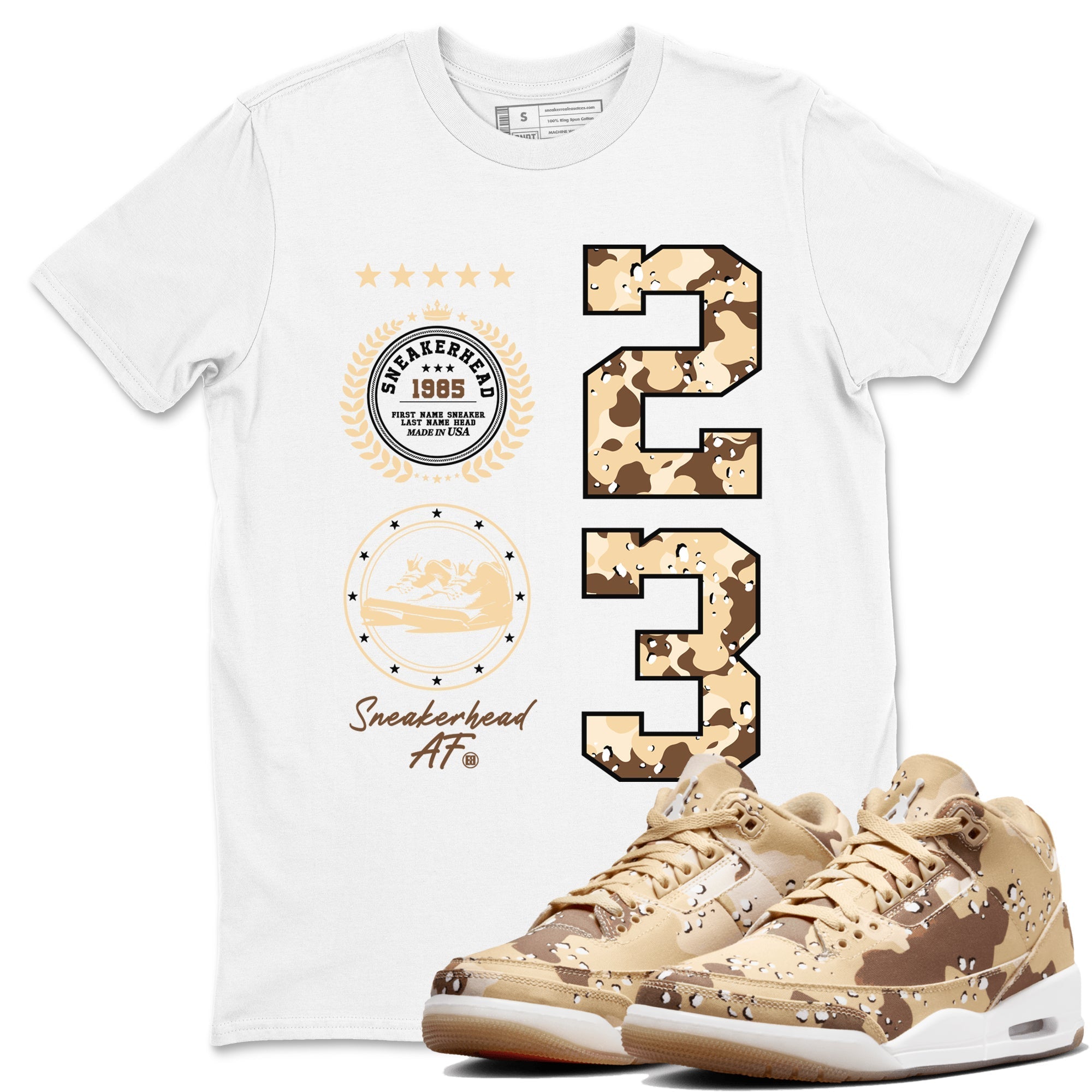 snkmatch Emblem snkmatch Tees - Air Jordan 3 Desert Camo