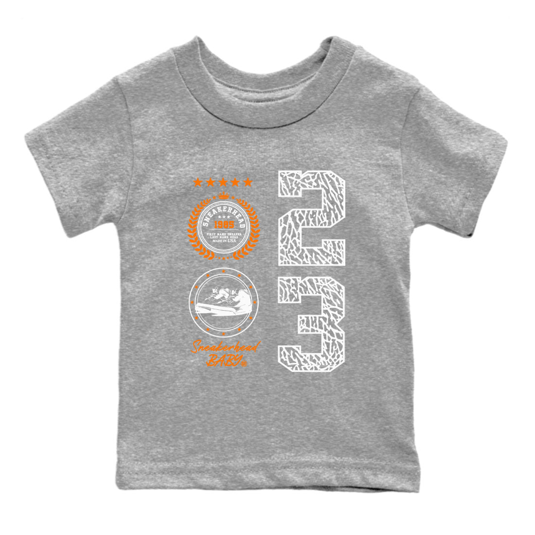 snkmatch Emblem snkmatch Tees Kids - Air Jordan 3 Georgia Peach