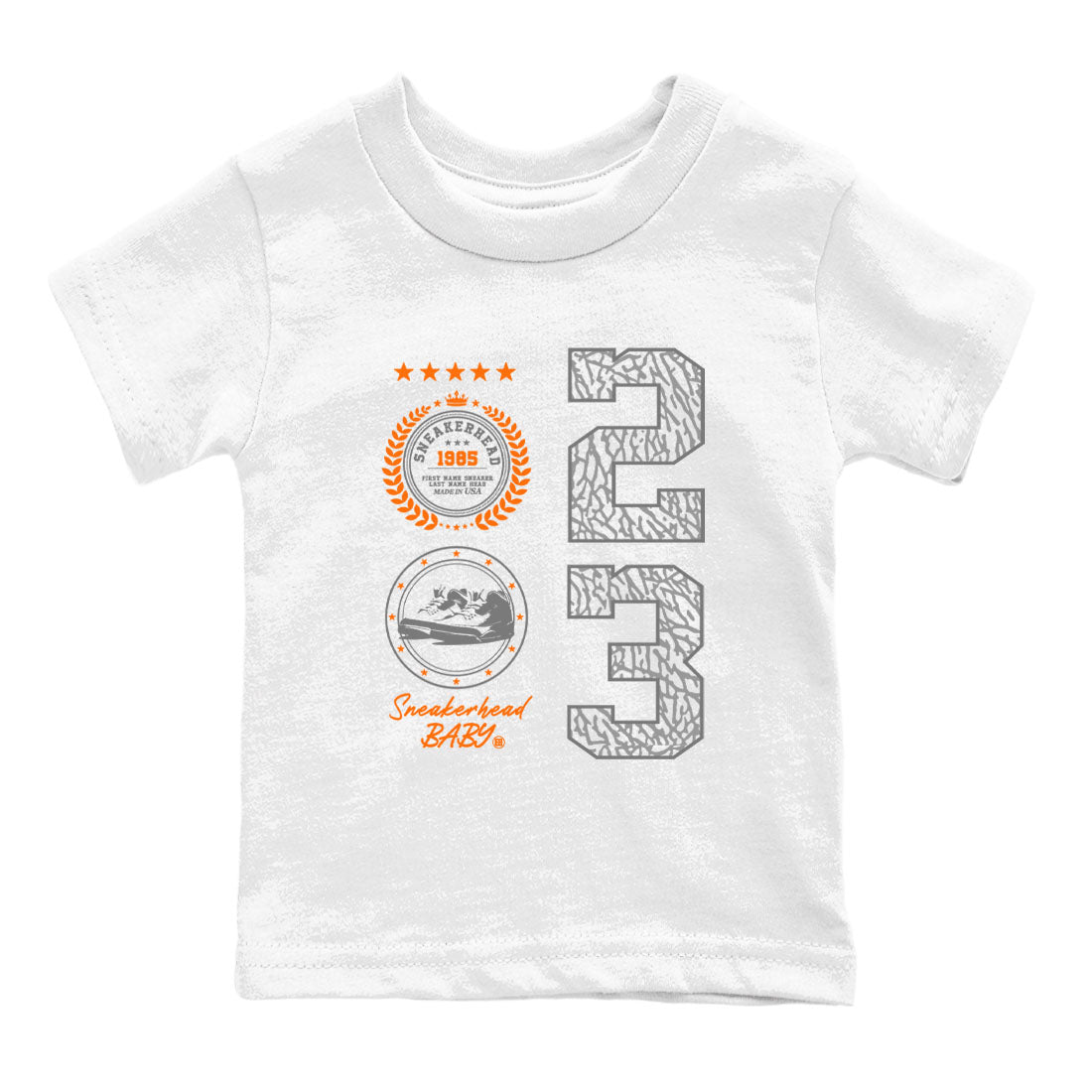 snkmatch Emblem snkmatch Tees Kids - Air Jordan 3 Georgia Peach