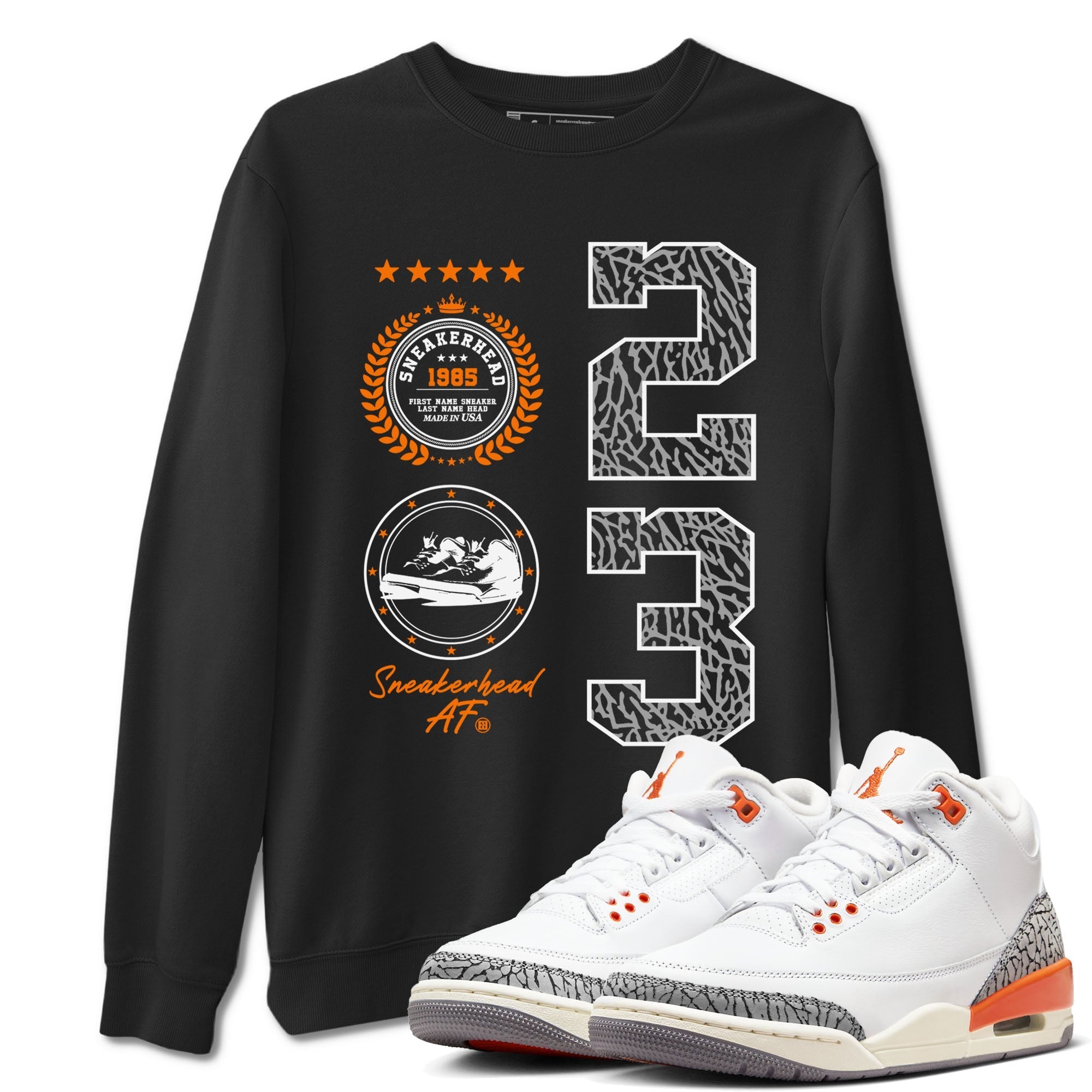 snkmatch Emblem snkmatch Tees - Air Jordan 3 Georgia Peach