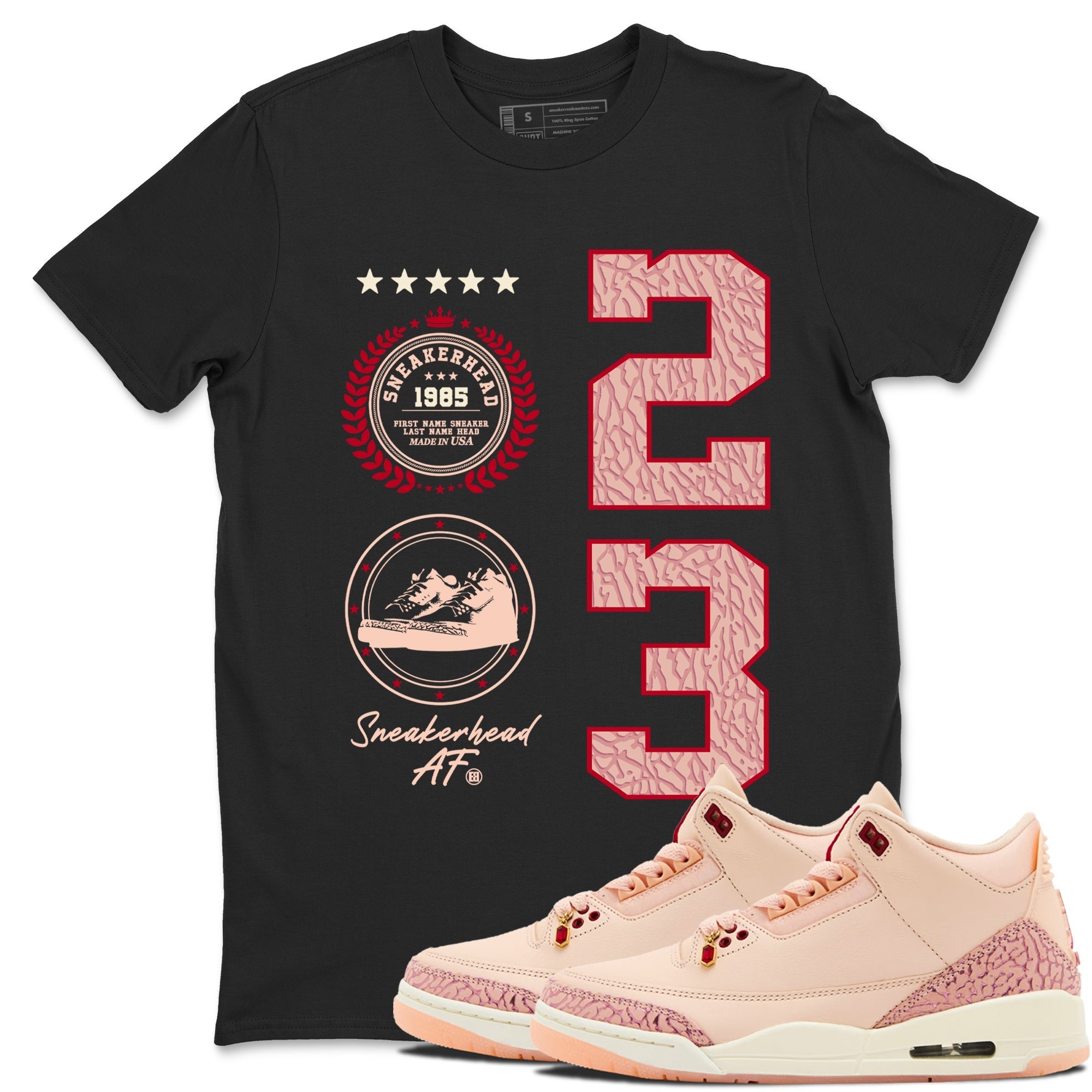 snkmatch Emblem snkmatch Tees - Air Jordan 3 Valentines Day