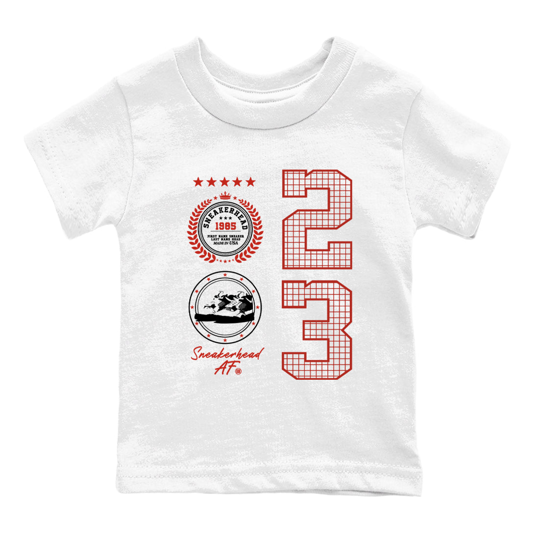 snkmatch Emblem snkmatch Tees Kids - Air Jordan 4 Brick By Brick