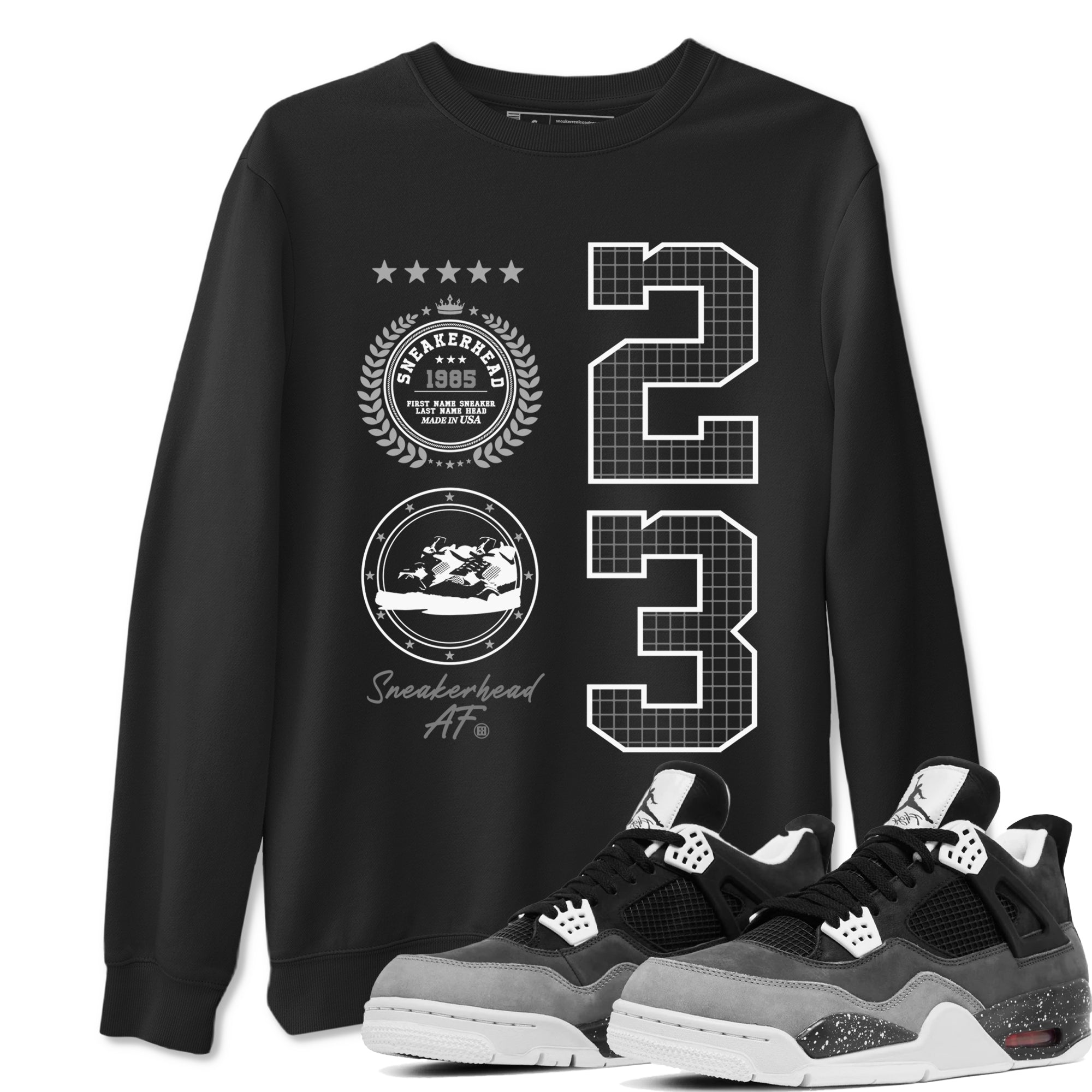 snkmatch Emblem snkmatch Tees - Air Jordan 4 Fear