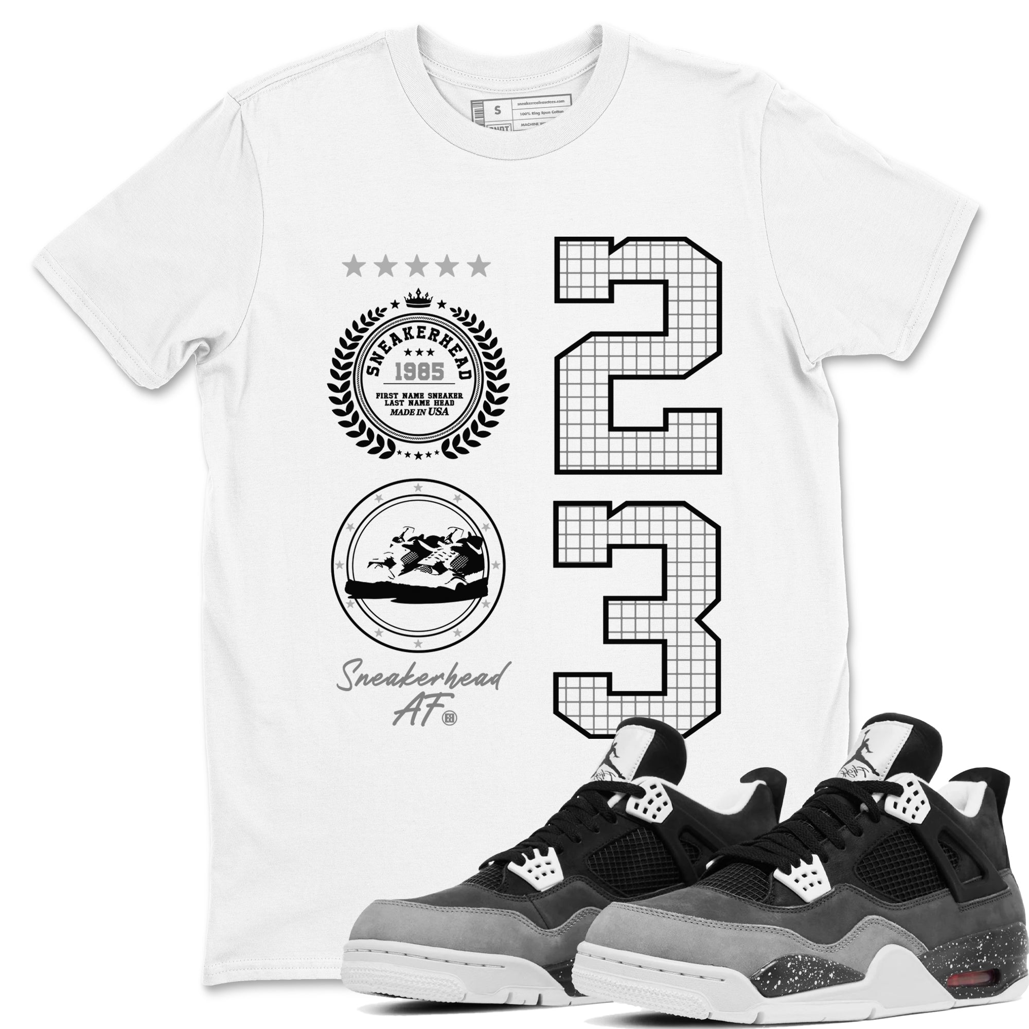 snkmatch Emblem snkmatch Tees - Air Jordan 4 Fear