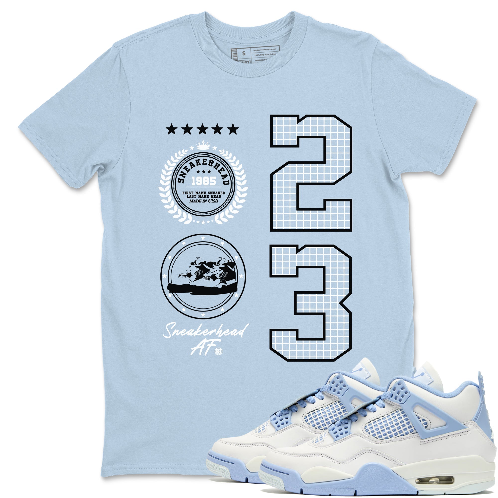 snkmatch Emblem snkmatch Tees - Air Jordan 4 Forget Me Not