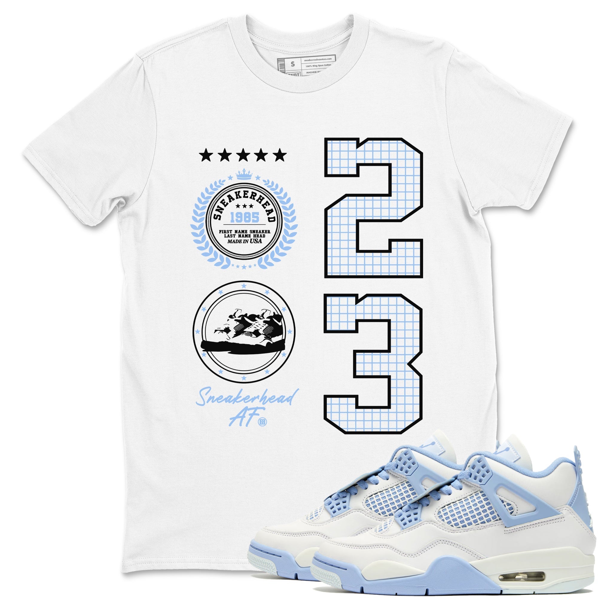 snkmatch Emblem snkmatch Tees - Air Jordan 4 Forget Me Not