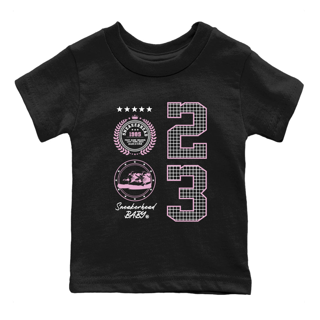 snkmatch Emblem snkmatch Tees Kids - Air Jordan 4 Orchid