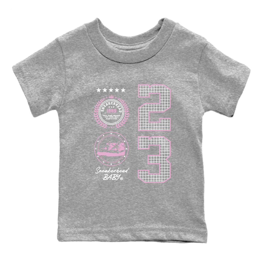 snkmatch Emblem snkmatch Tees Kids - Air Jordan 4 Orchid