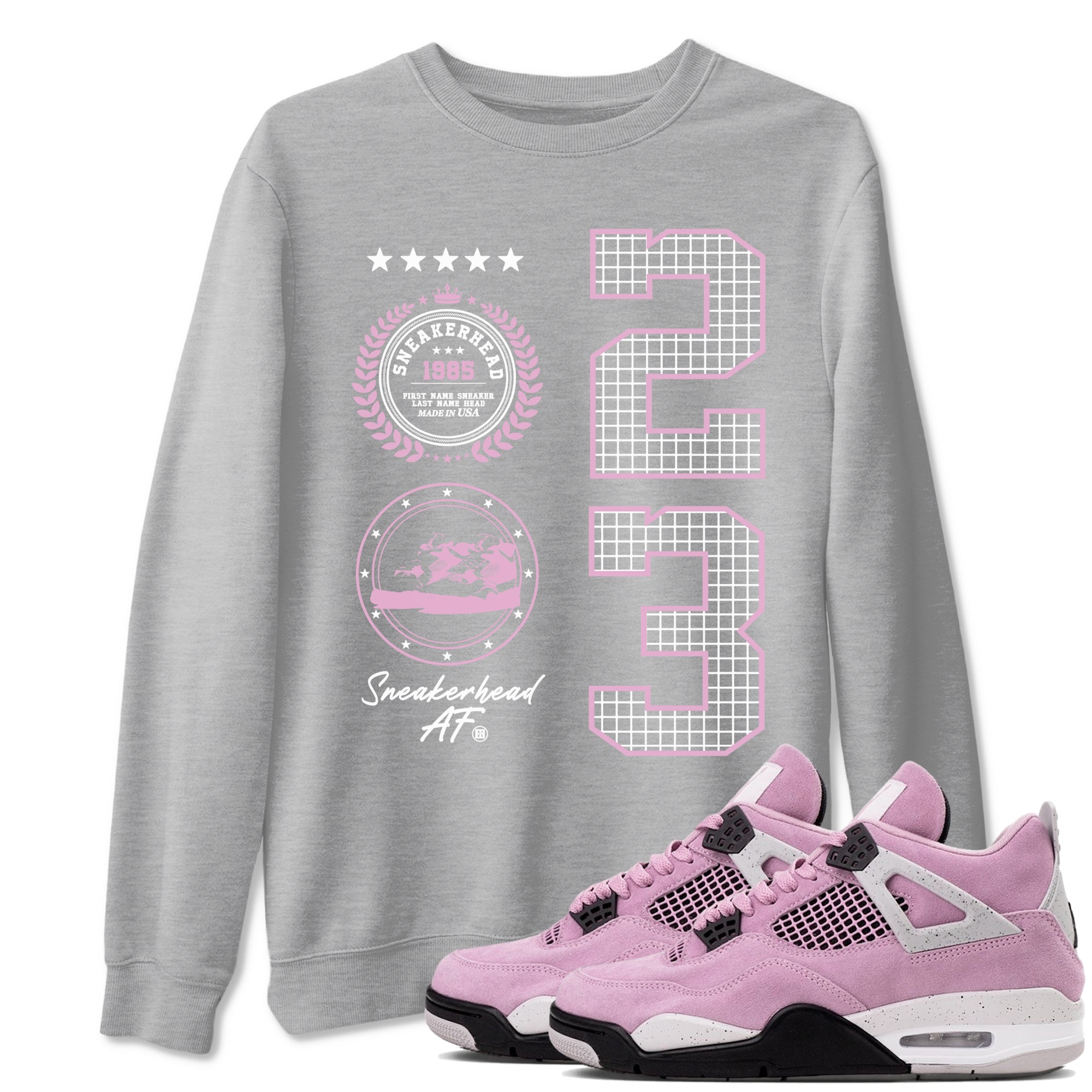 snkmatch Emblem snkmatch Tees - Air Jordan 4 Orchid