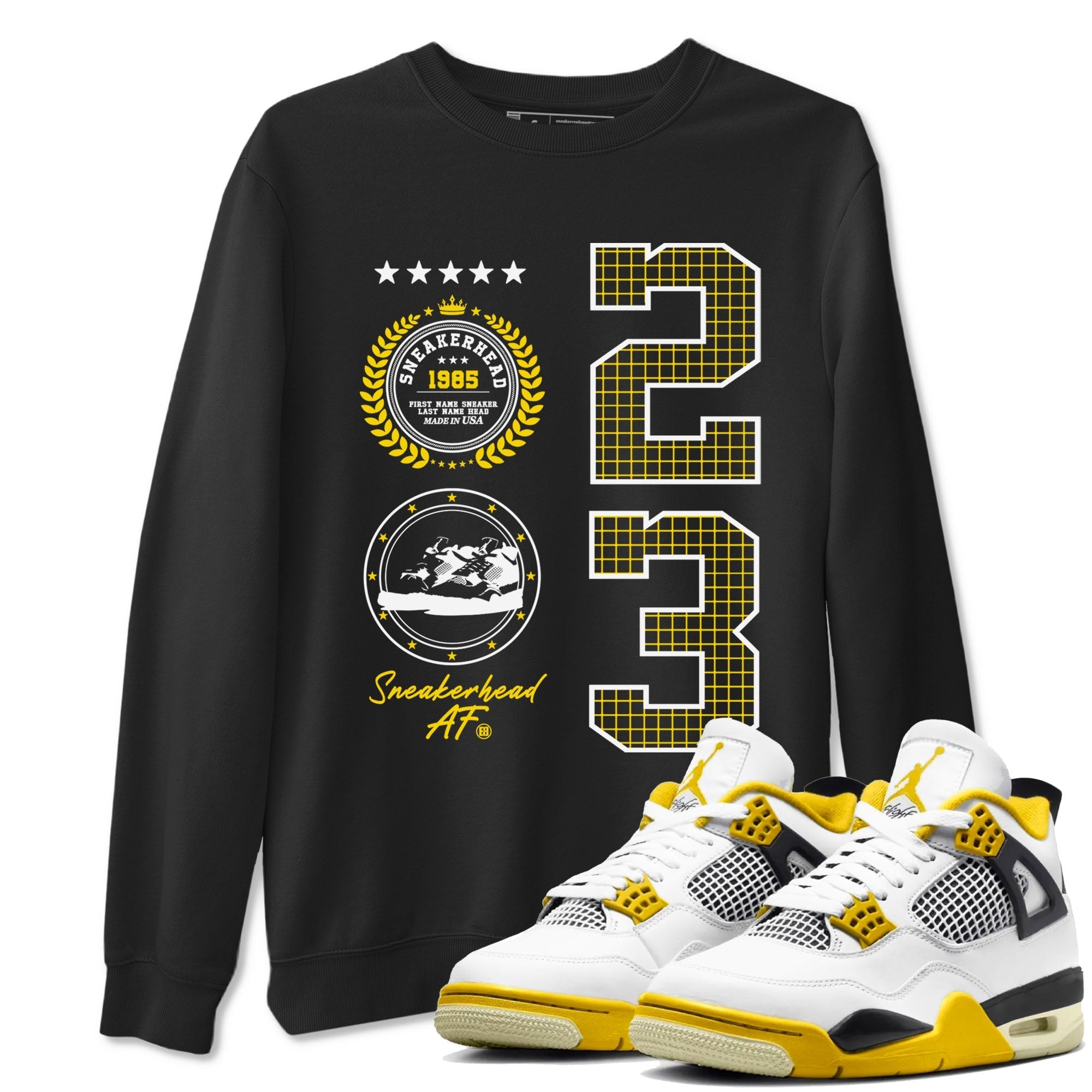snkmatch Emblem snkmatch Tees - Air Jordan 4 Vivid Sulfur