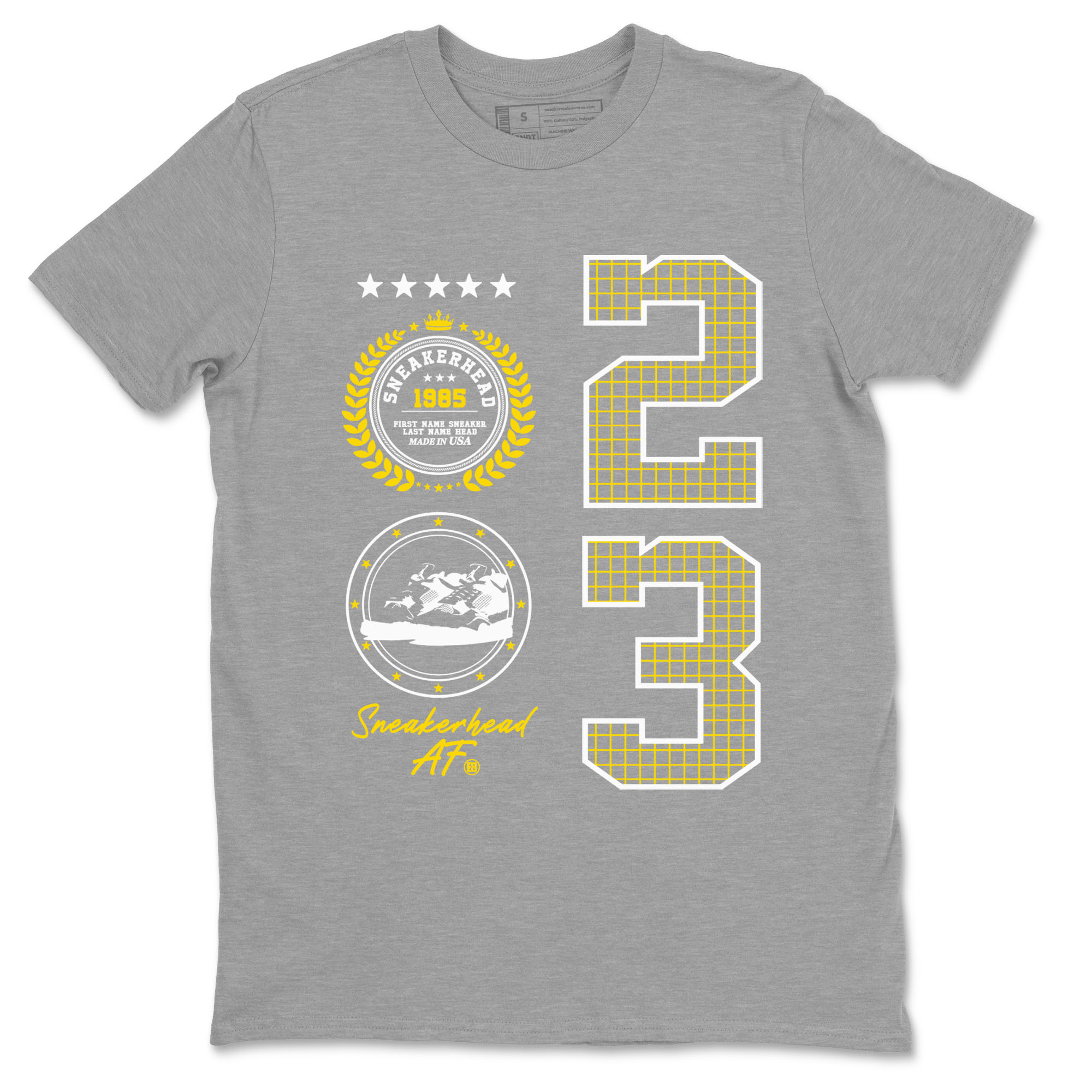 snkmatch Emblem snkmatch Tees - Air Jordan 4 Vivid Sulfur
